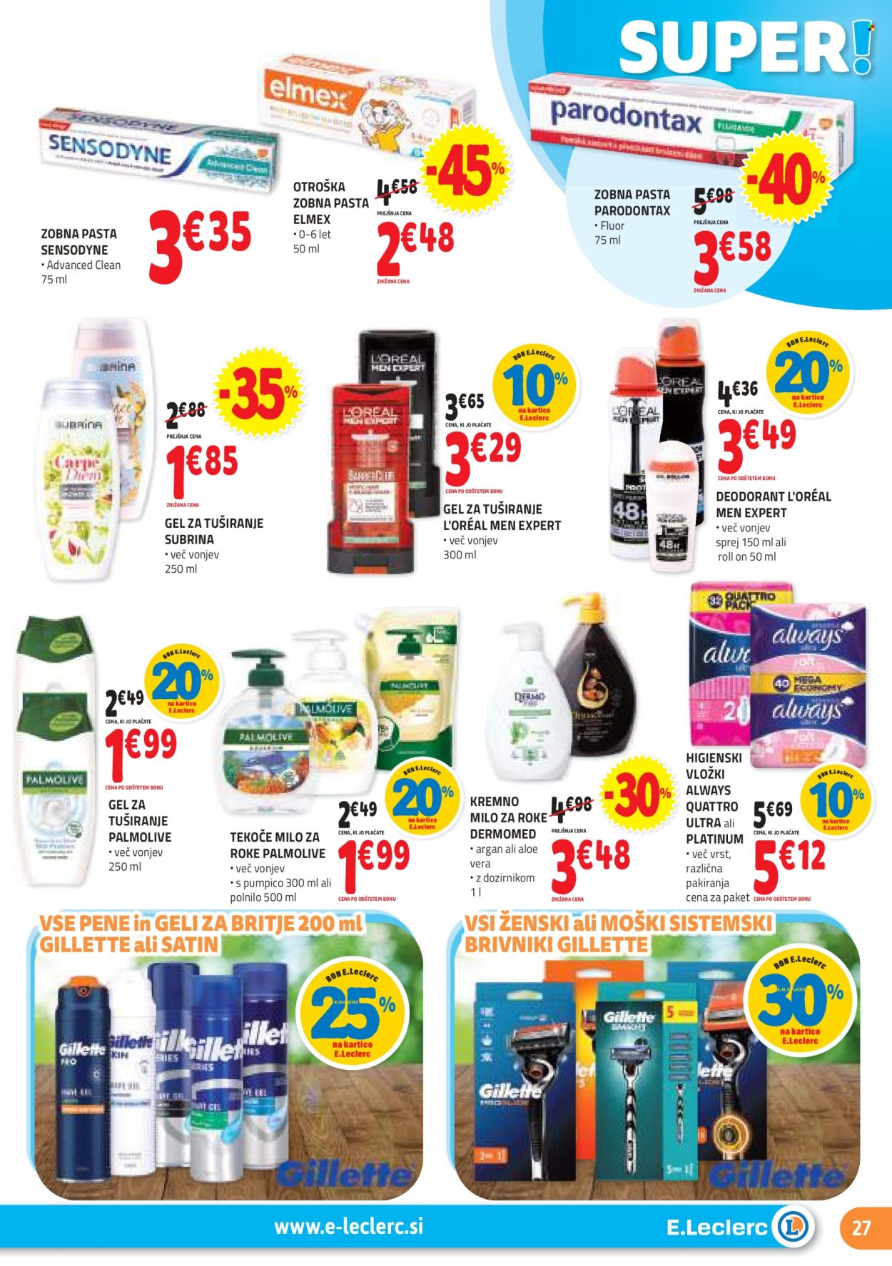 E.Leclerc katalog - 6.11.2024 - 16.11.2024. Stran 27