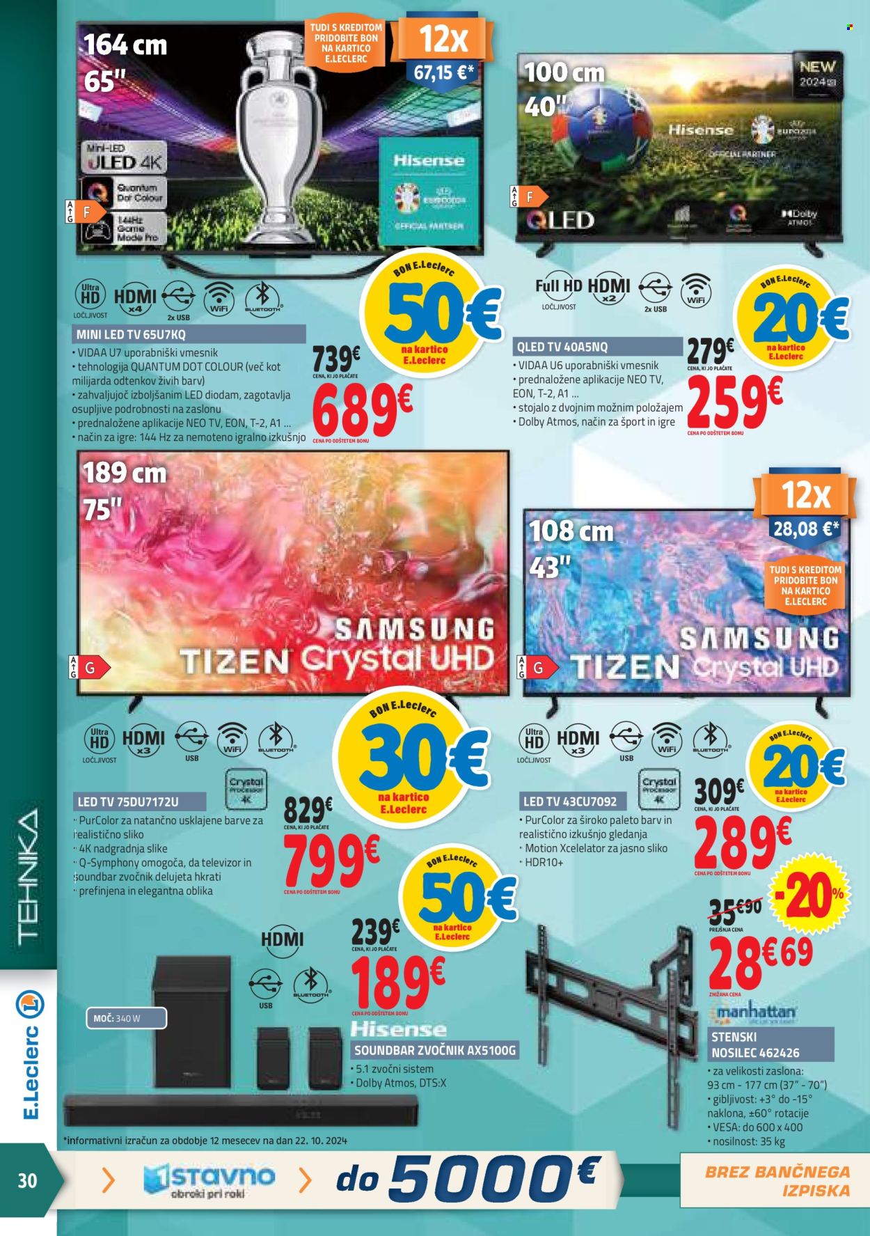 E.Leclerc katalog - 6.11.2024 - 16.11.2024. Stran 30