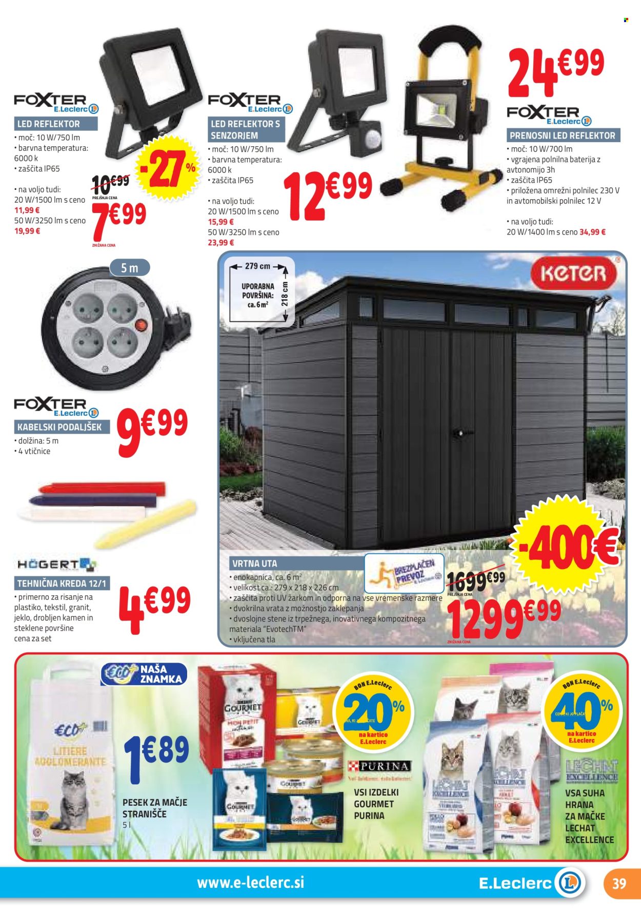 E.Leclerc katalog - 6.11.2024 - 16.11.2024. Stran 39