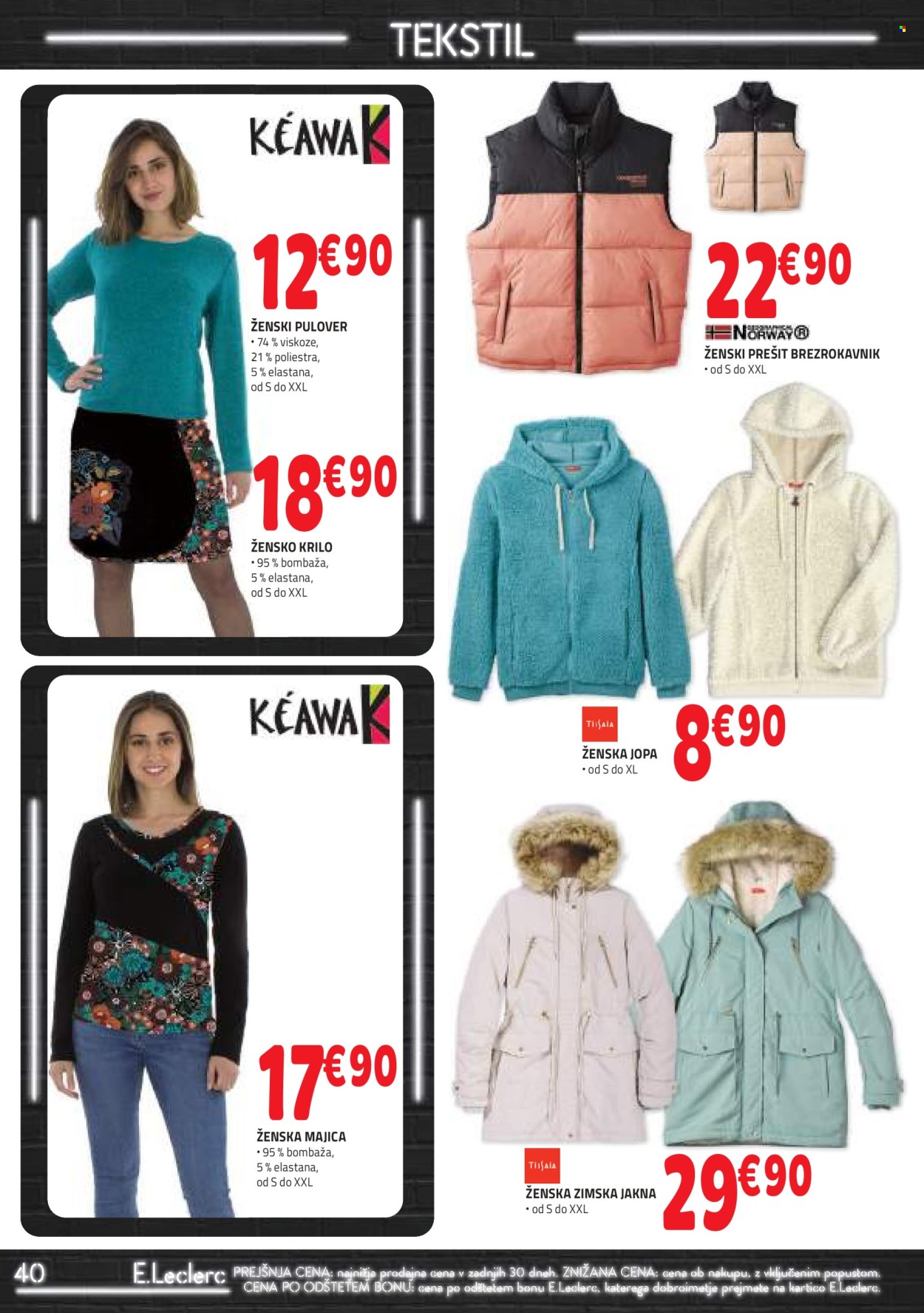 E.Leclerc katalog - 6.11.2024 - 16.11.2024. Stran 40