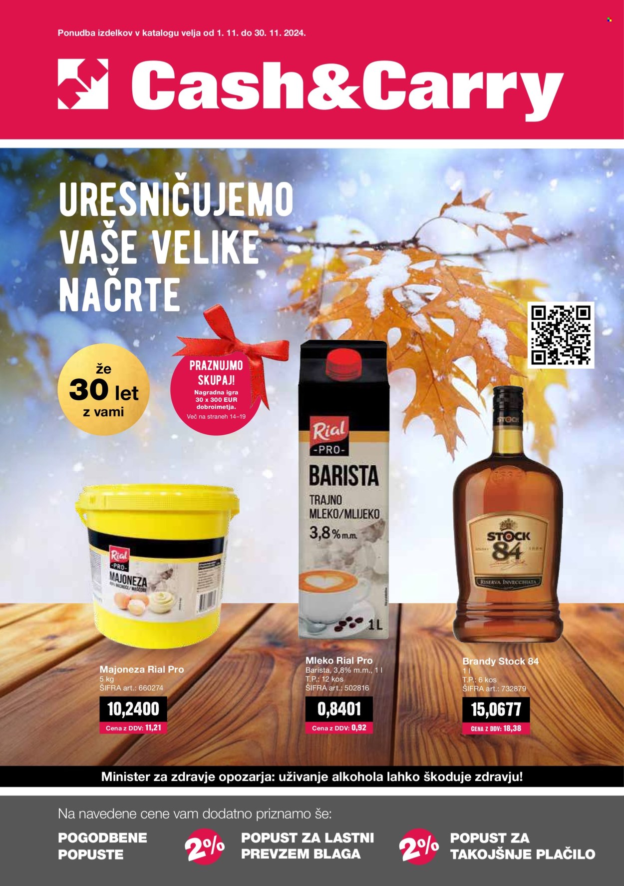 Mercator Cash & Carry katalog - 1.11.2024 - 30.11.2024. Stran 1