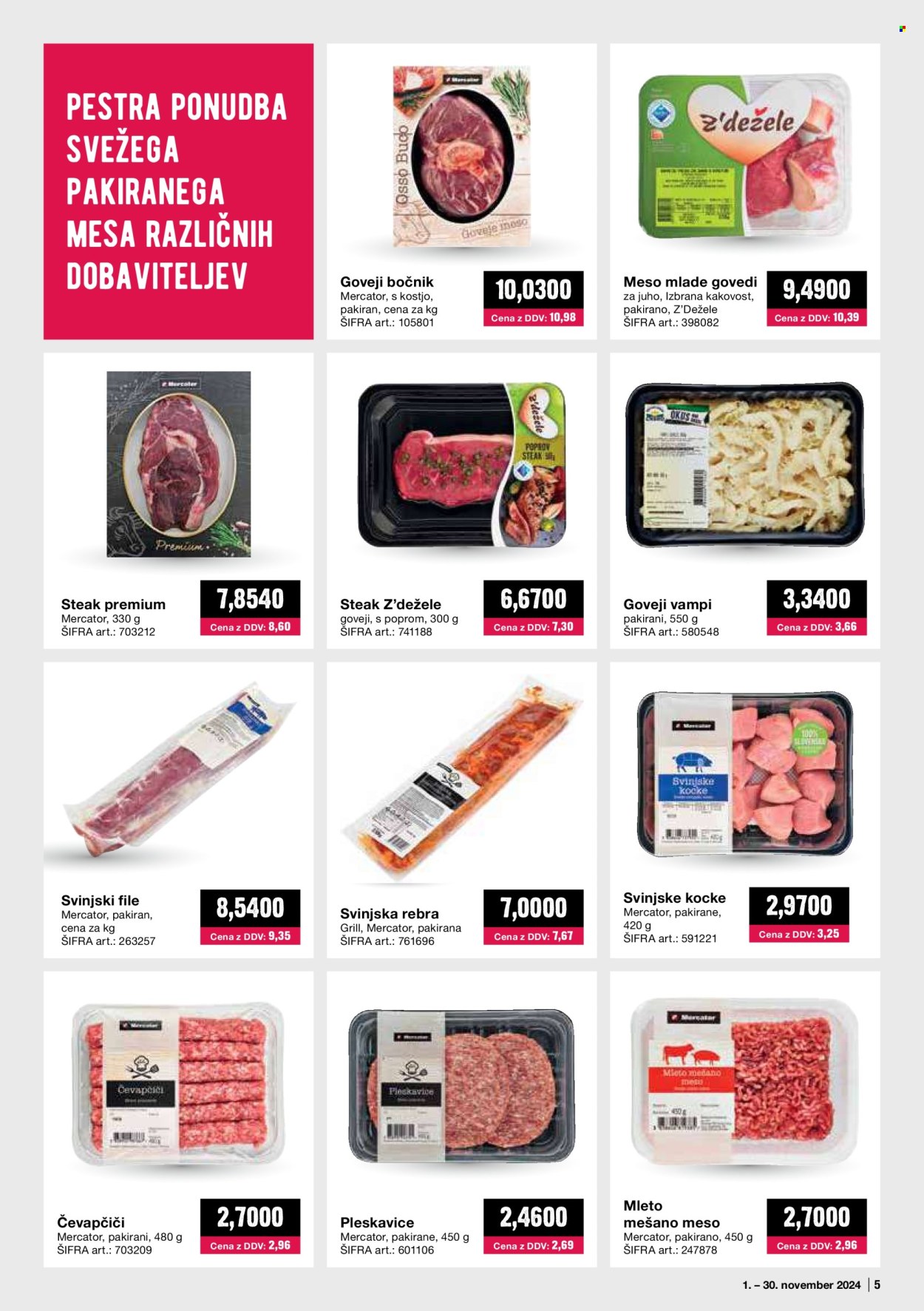 Mercator Cash & Carry katalog - 1.11.2024 - 30.11.2024. Stran 5