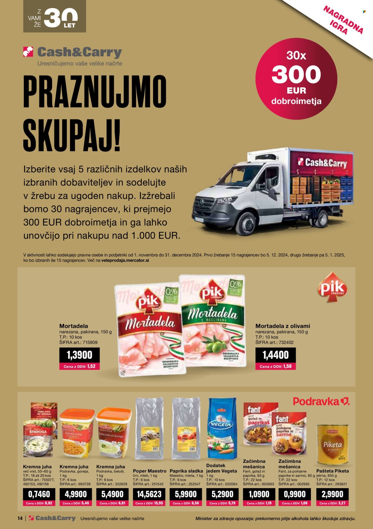 Mercator Cash & Carry katalog - 1.11.2024 - 30.11.2024. Stran 14