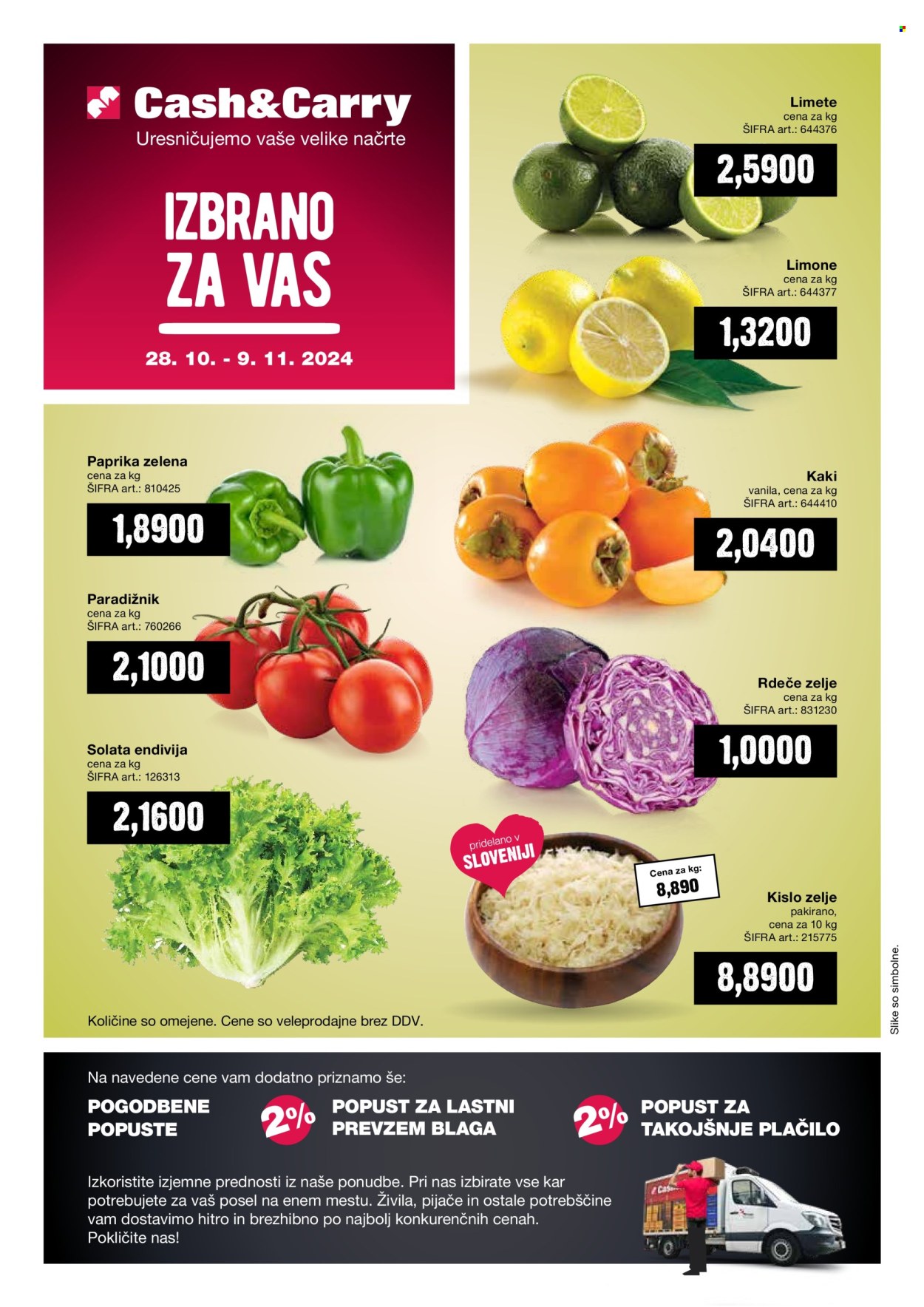 Mercator Cash & Carry katalog - 28.10.2024 - 9.11.2024. Stran 1