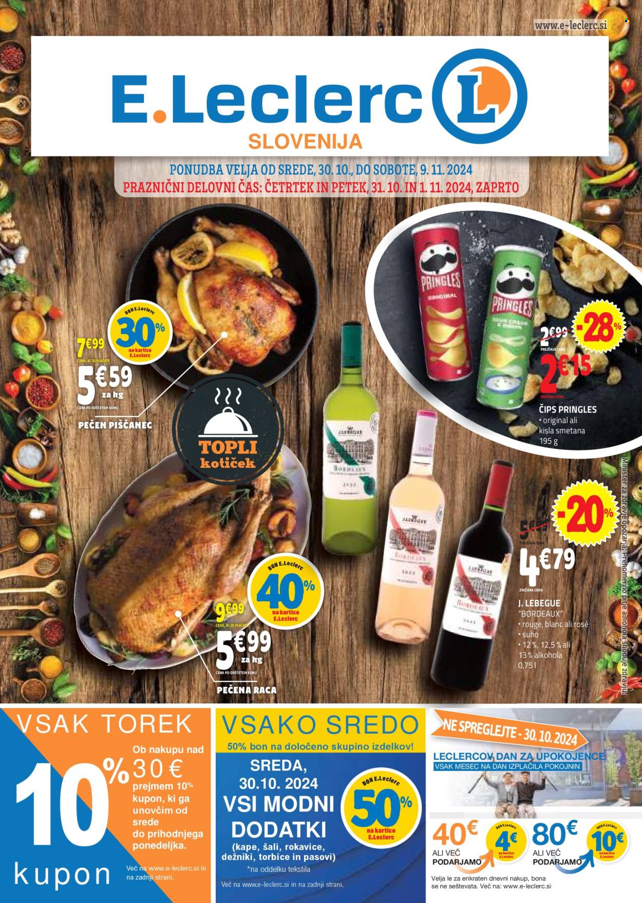 E.Leclerc katalog - 30.10.2024 - 9.11.2024. Stran 1