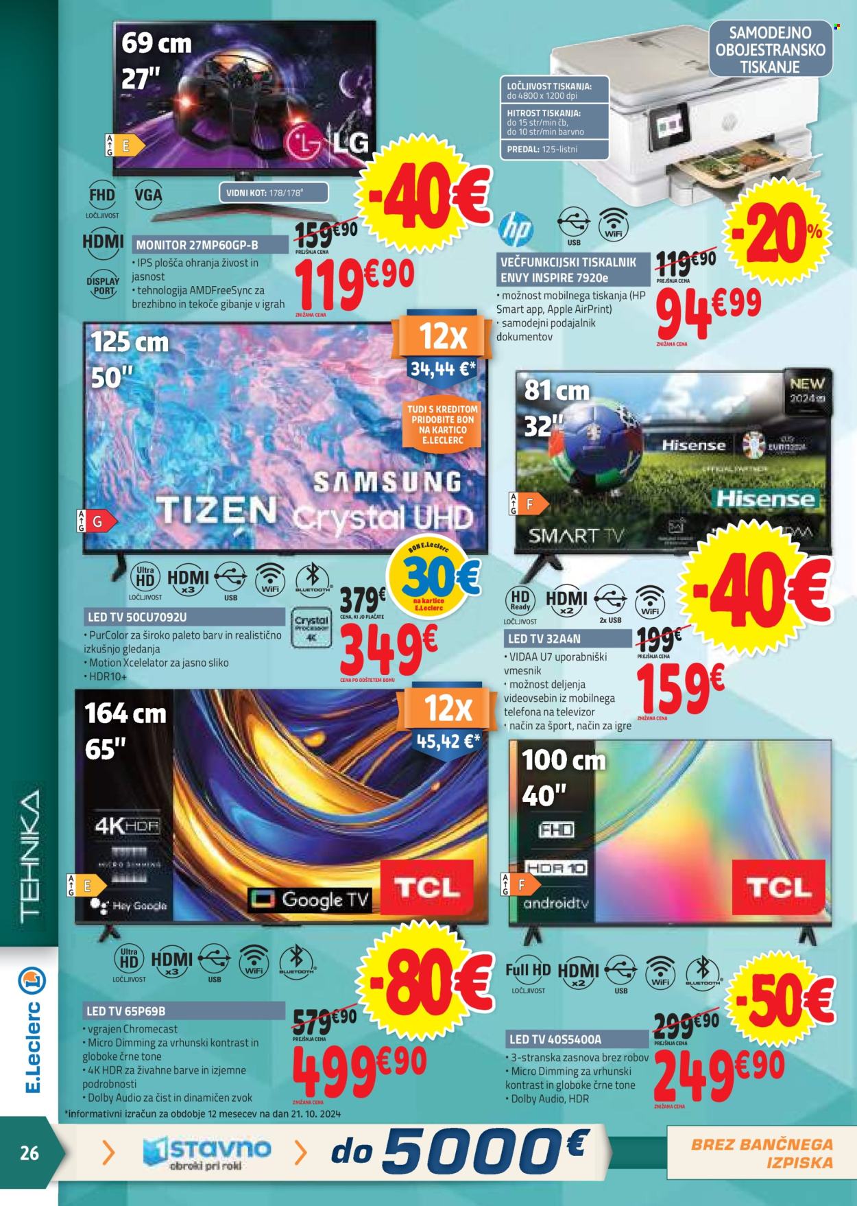 E.Leclerc katalog - 30.10.2024 - 9.11.2024. Stran 26