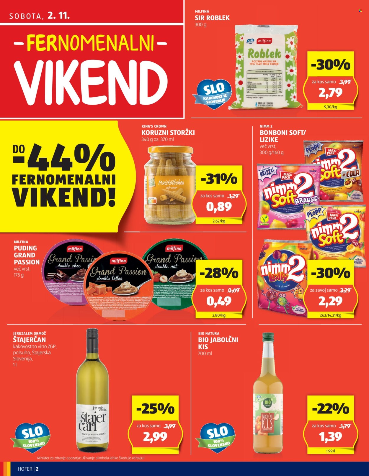 Hofer katalog - 30.10.2024 - 9.11.2024. Stran 2