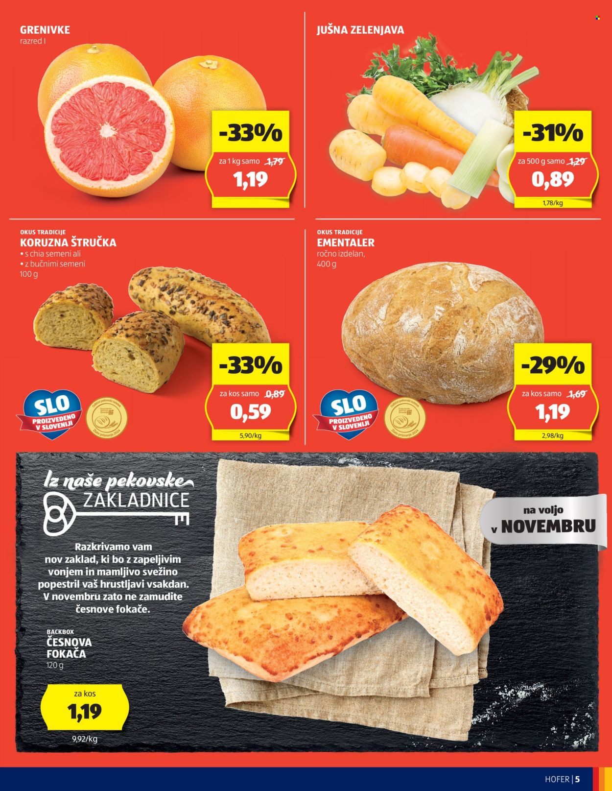 Hofer katalog - 30.10.2024 - 9.11.2024. Stran 5