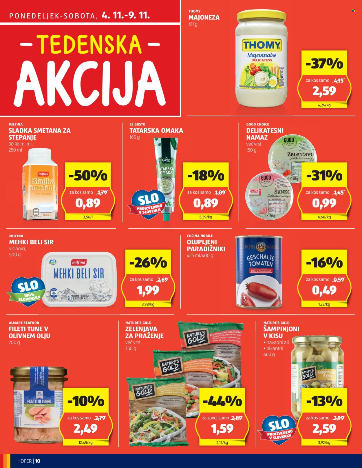 Hofer katalog - 30.10.2024 - 9.11.2024. Stran 10