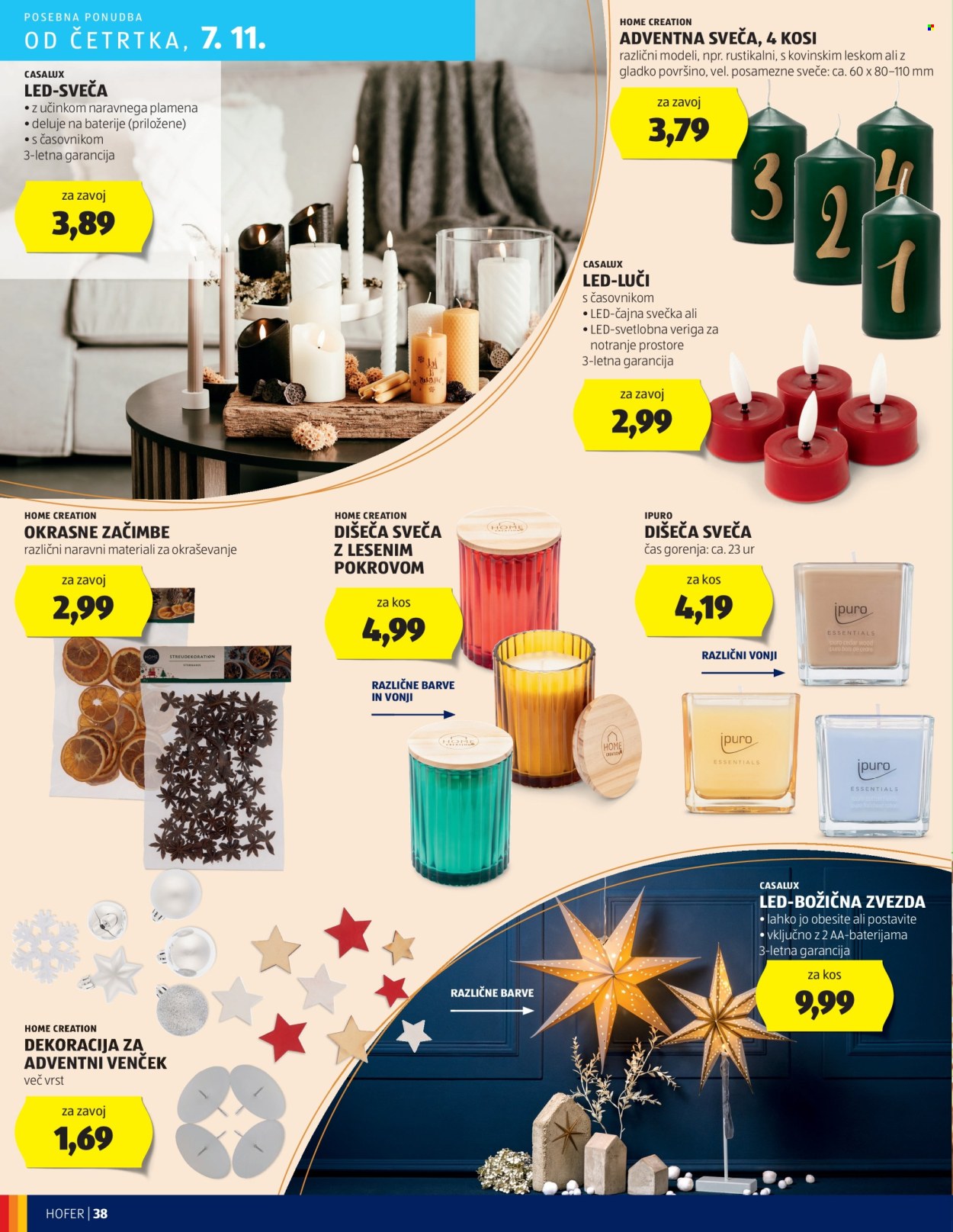 Hofer katalog - 30.10.2024 - 9.11.2024. Stran 38