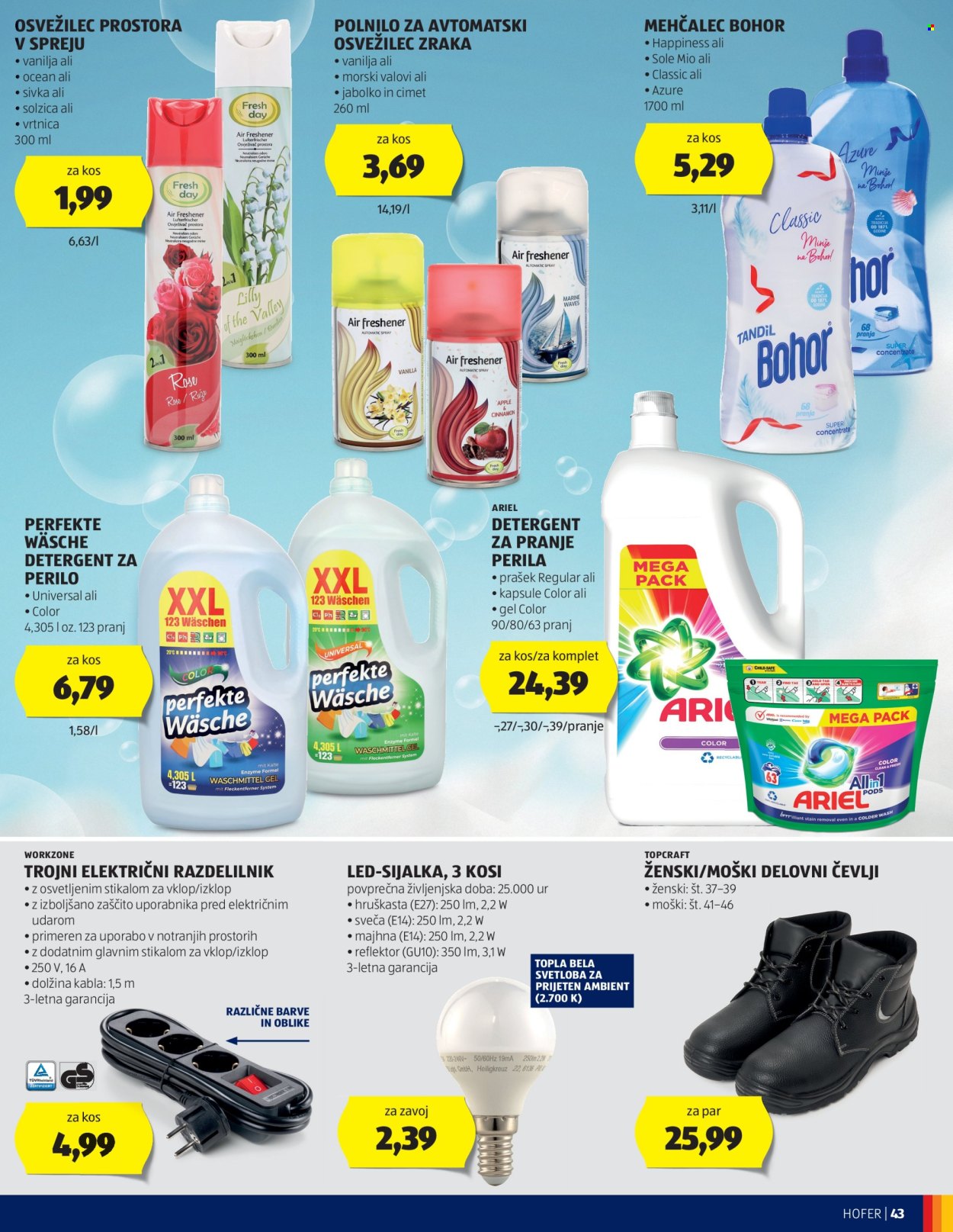 Hofer katalog - 30.10.2024 - 9.11.2024. Stran 43