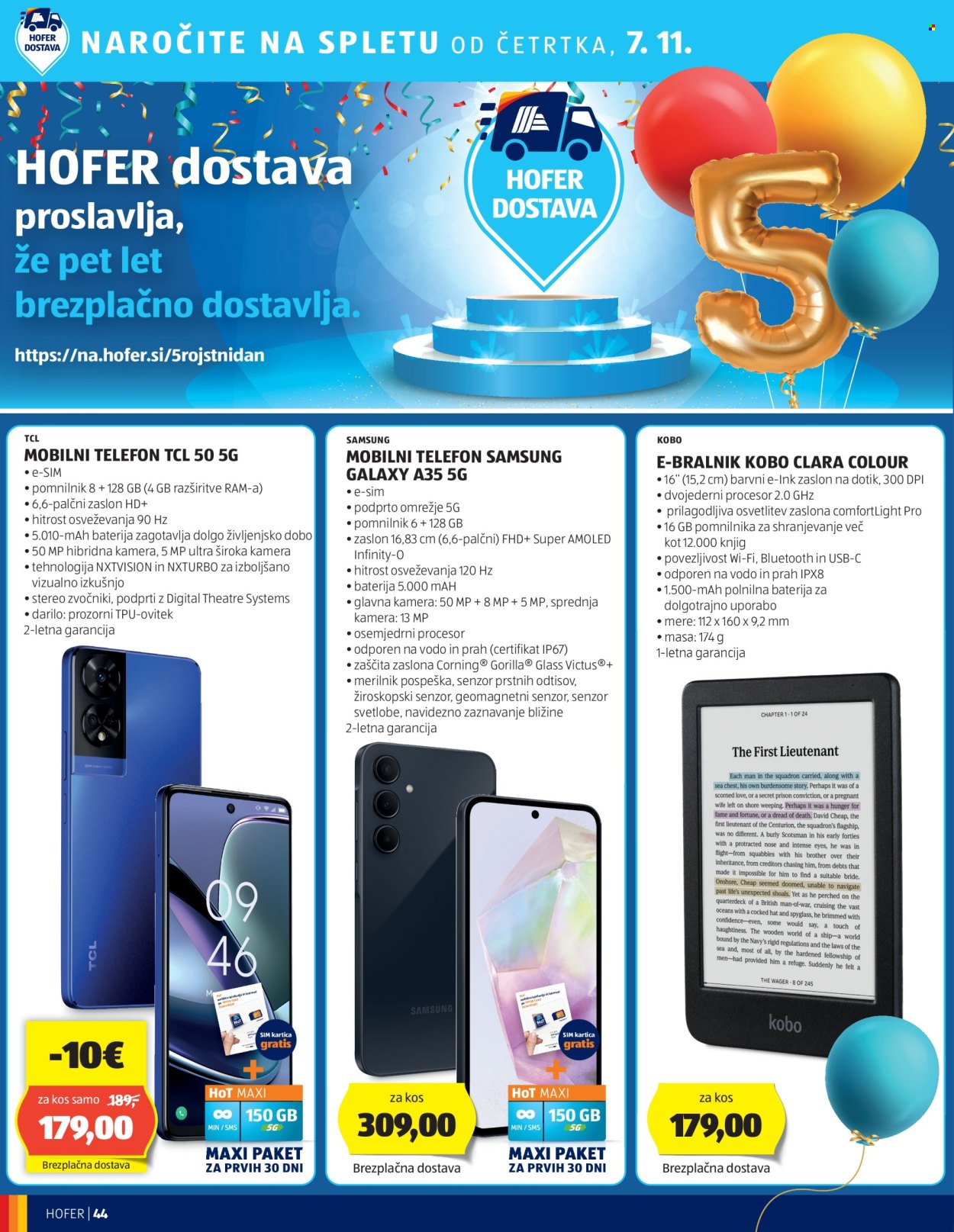 Hofer katalog - 30.10.2024 - 9.11.2024. Stran 44