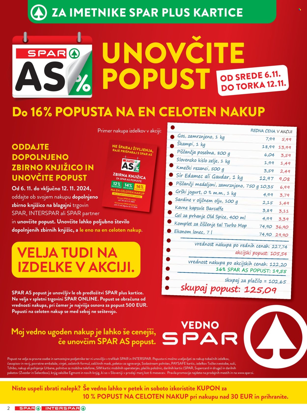 SPAR katalog - 6.11.2024 - 19.11.2024. Stran 2