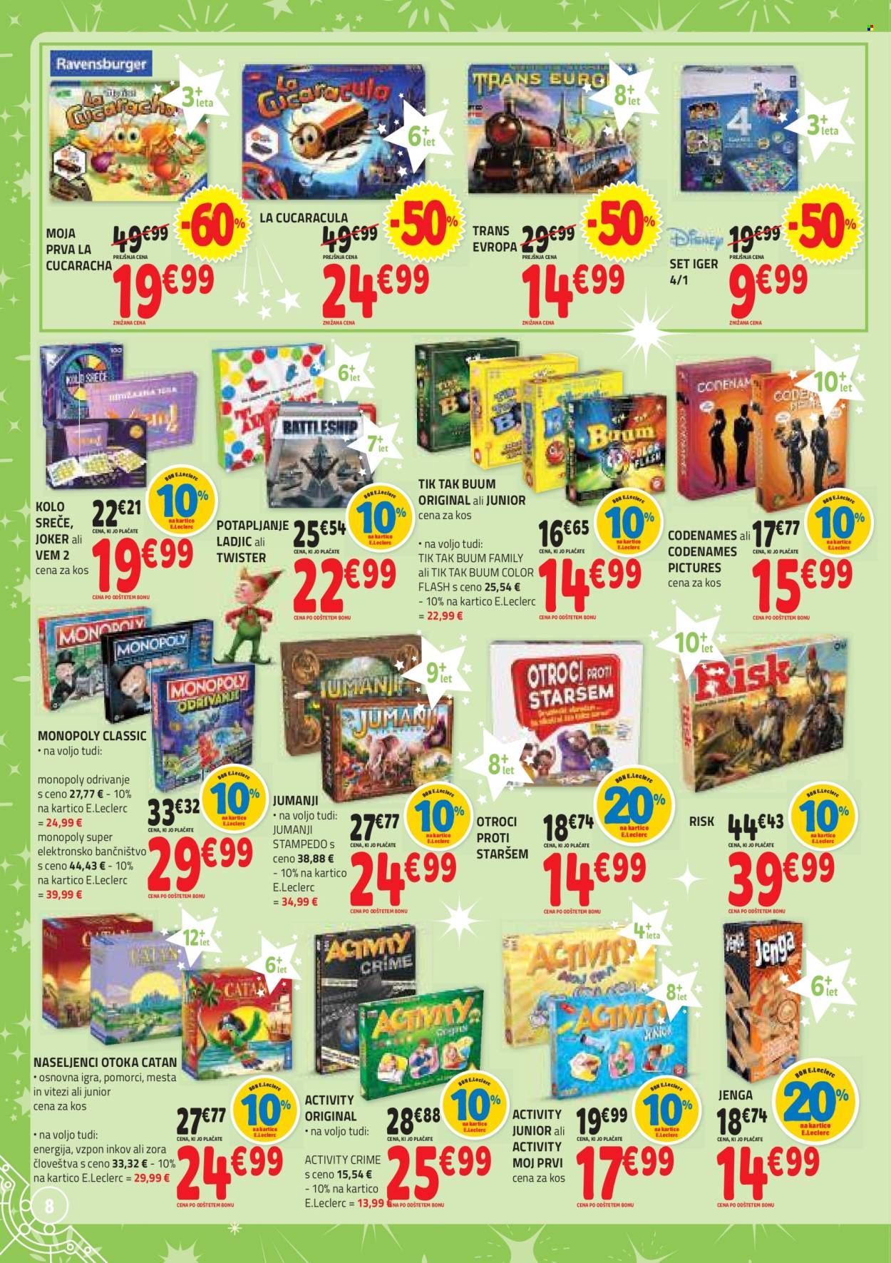 E.Leclerc katalog - 5.11.2024 - 5.12.2024. Stran 8