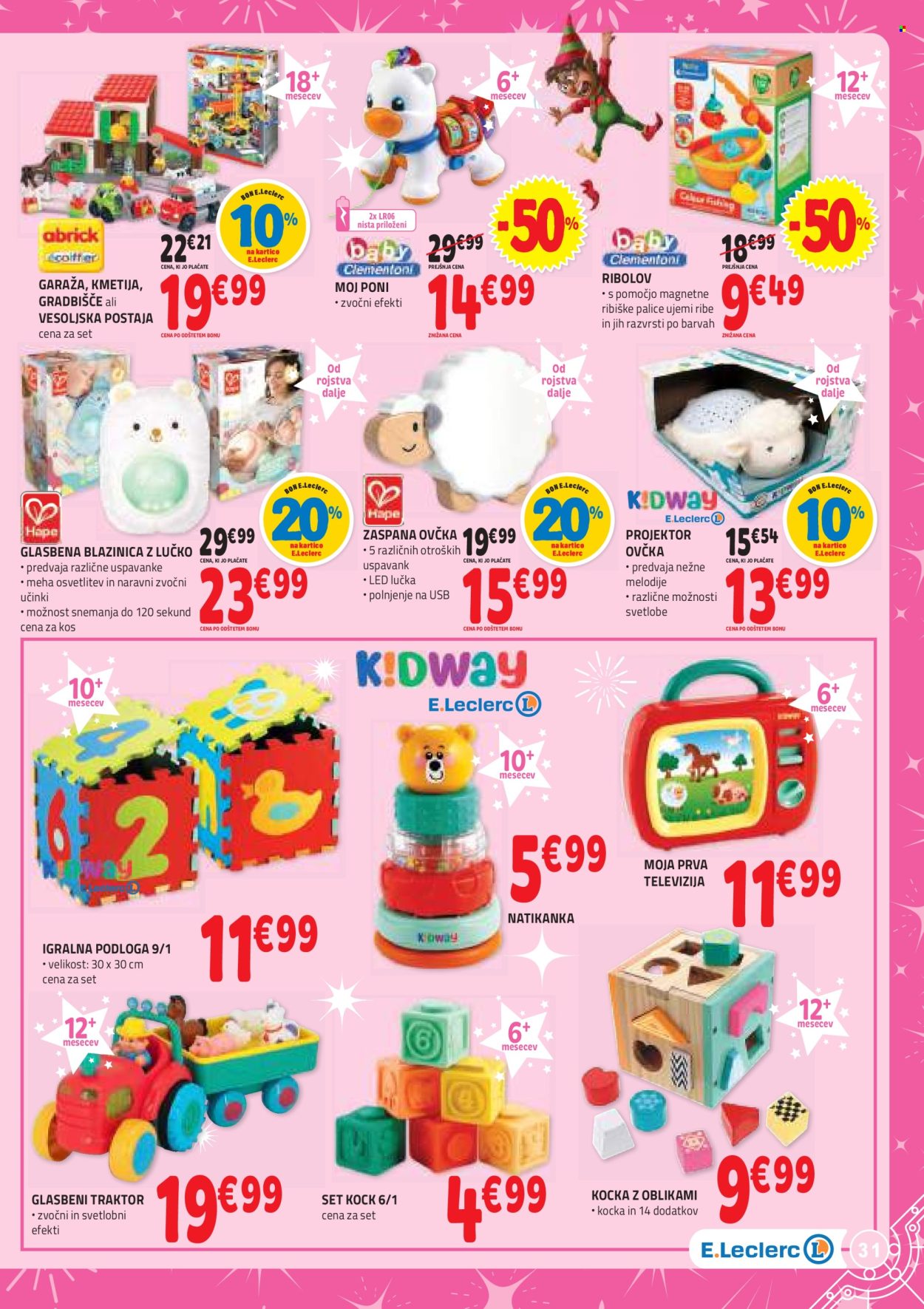 E.Leclerc katalog - 5.11.2024 - 5.12.2024. Stran 31