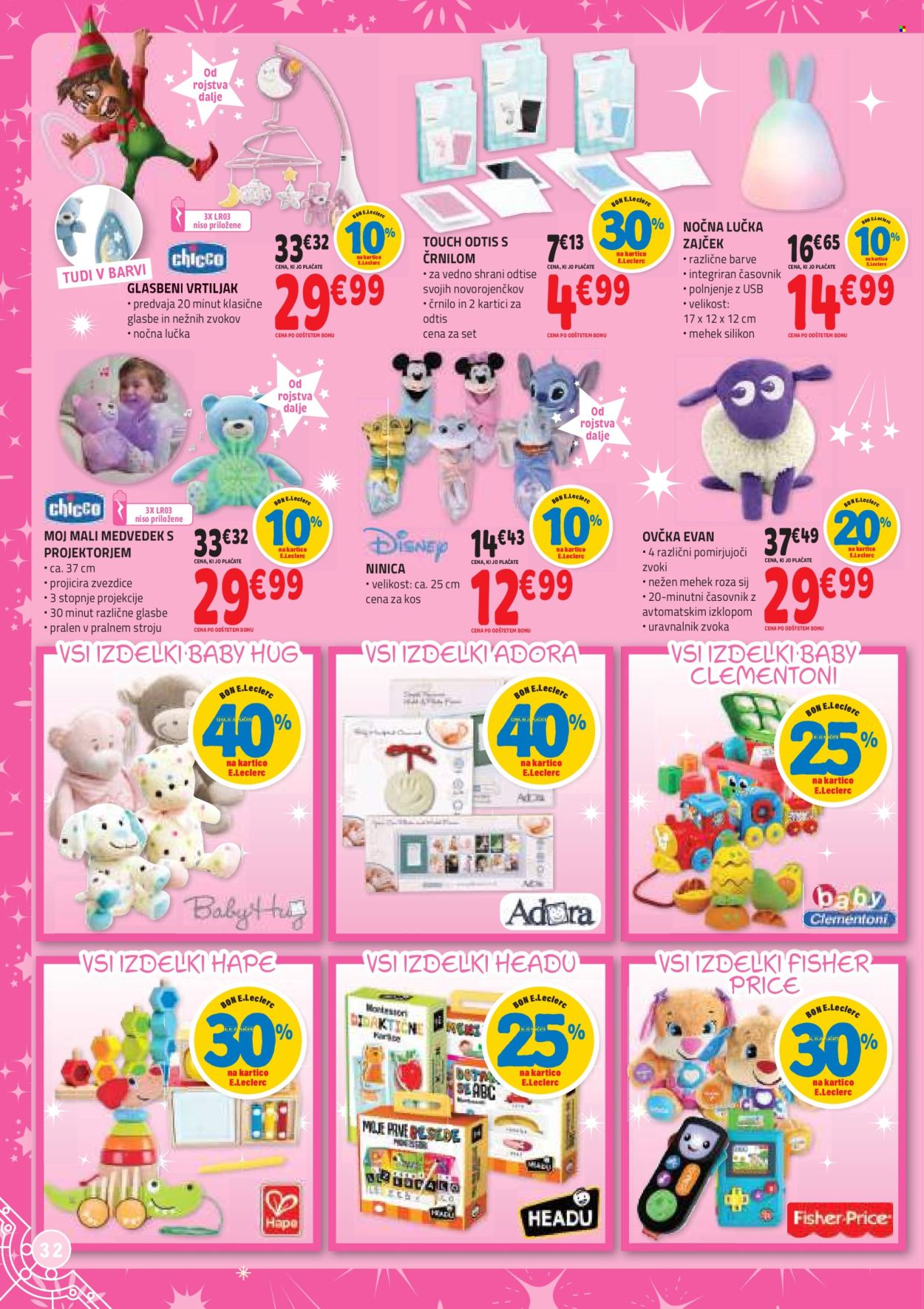 E.Leclerc katalog - 5.11.2024 - 5.12.2024. Stran 32