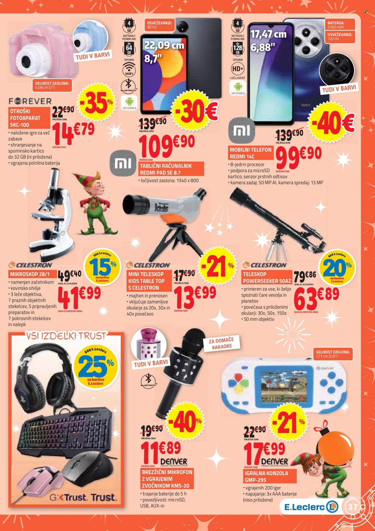E.Leclerc katalog - 5.11.2024 - 5.12.2024. Stran 37
