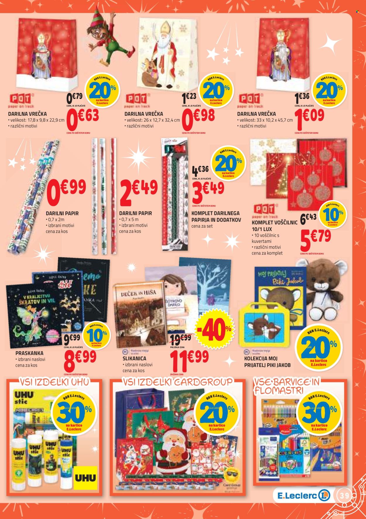E.Leclerc katalog - 5.11.2024 - 5.12.2024. Stran 39