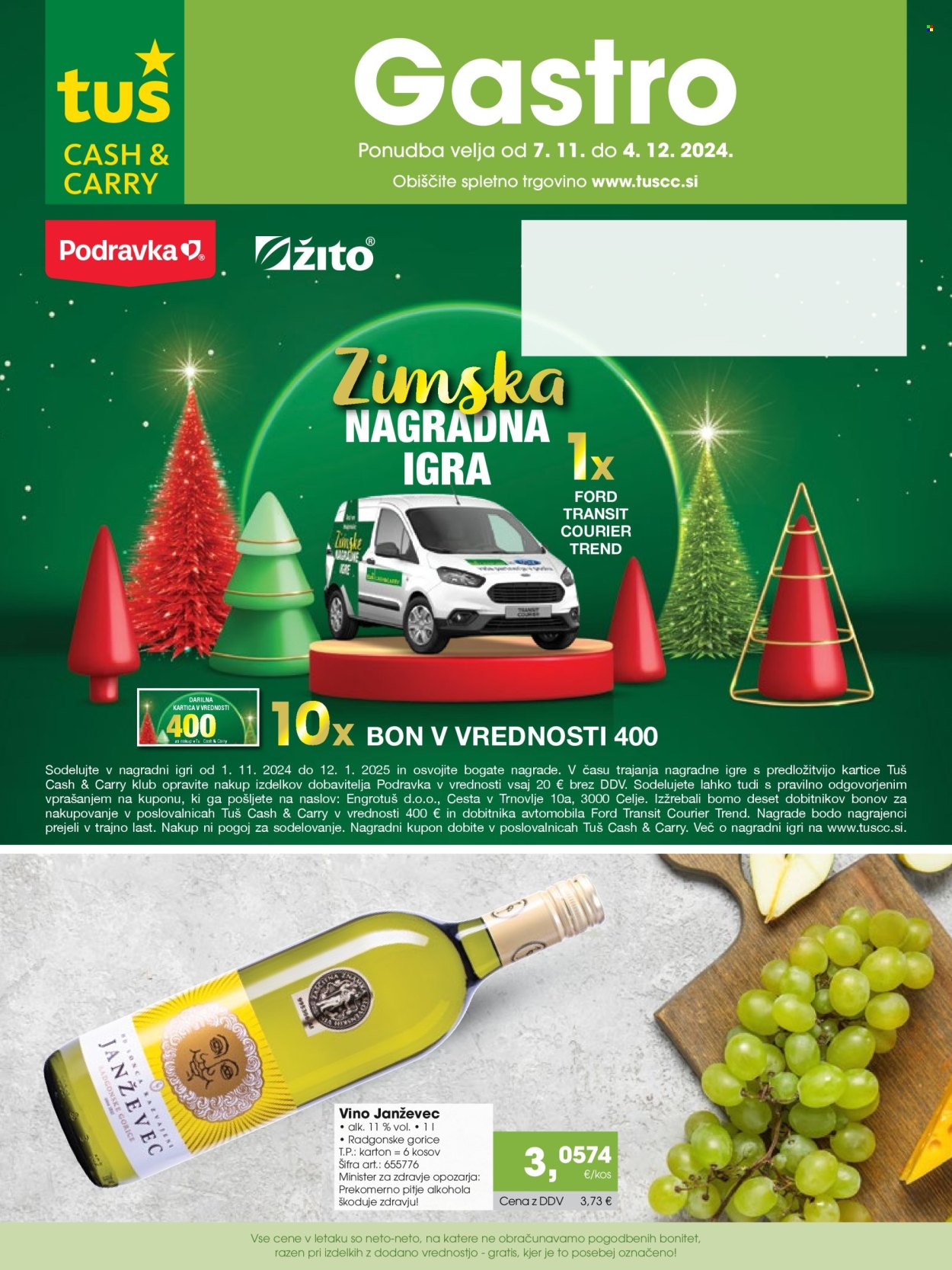 Tuš Cash & Carry katalog - 7.11.2024 - 4.12.2024. Stran 1