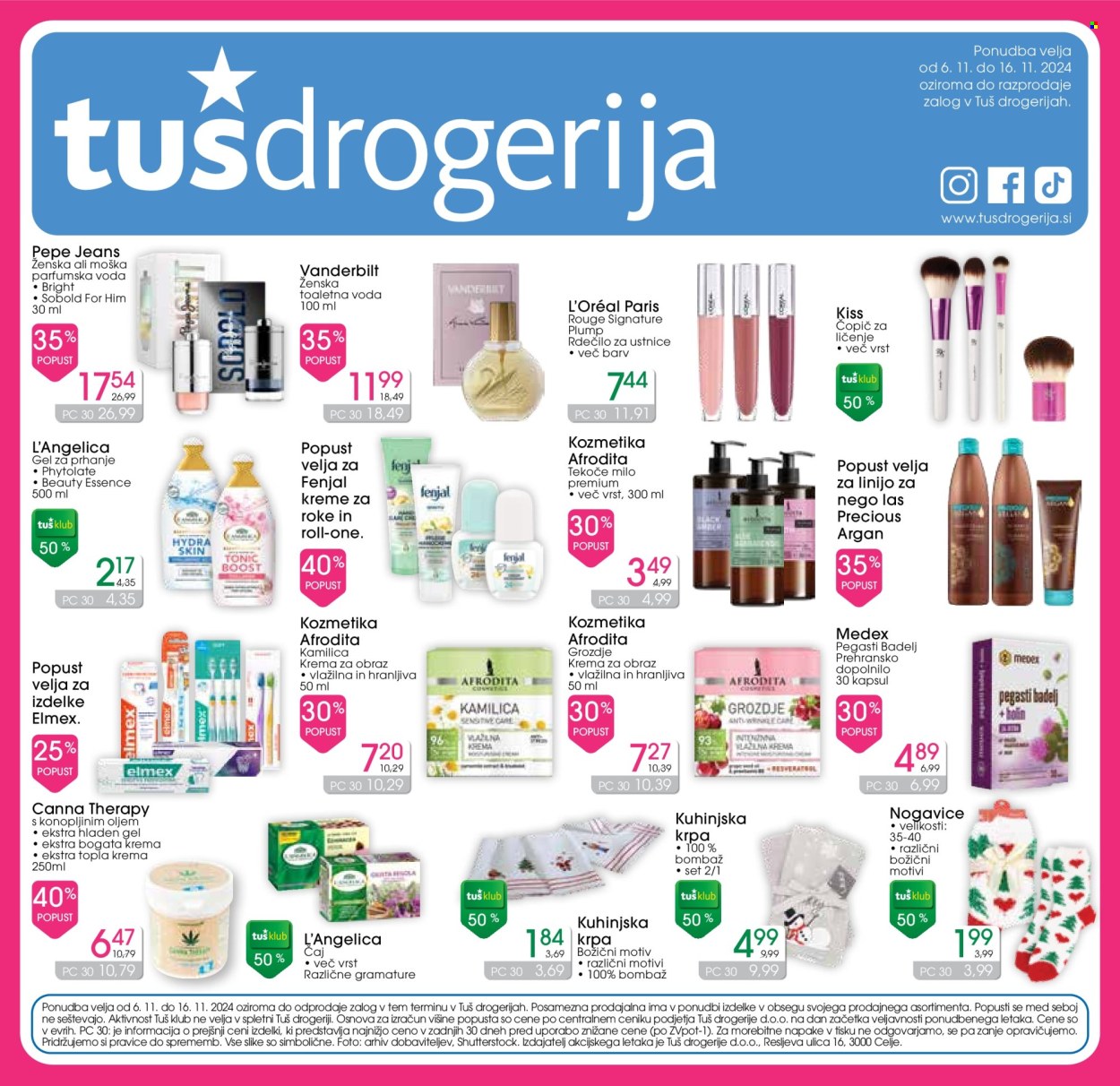 Tuš Drogeria katalog - 6.11.2024 - 16.11.2024. Stran 1