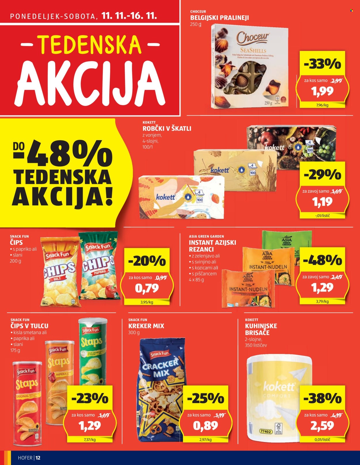 Hofer katalog - 7.11.2024 - 16.11.2024. Stran 12