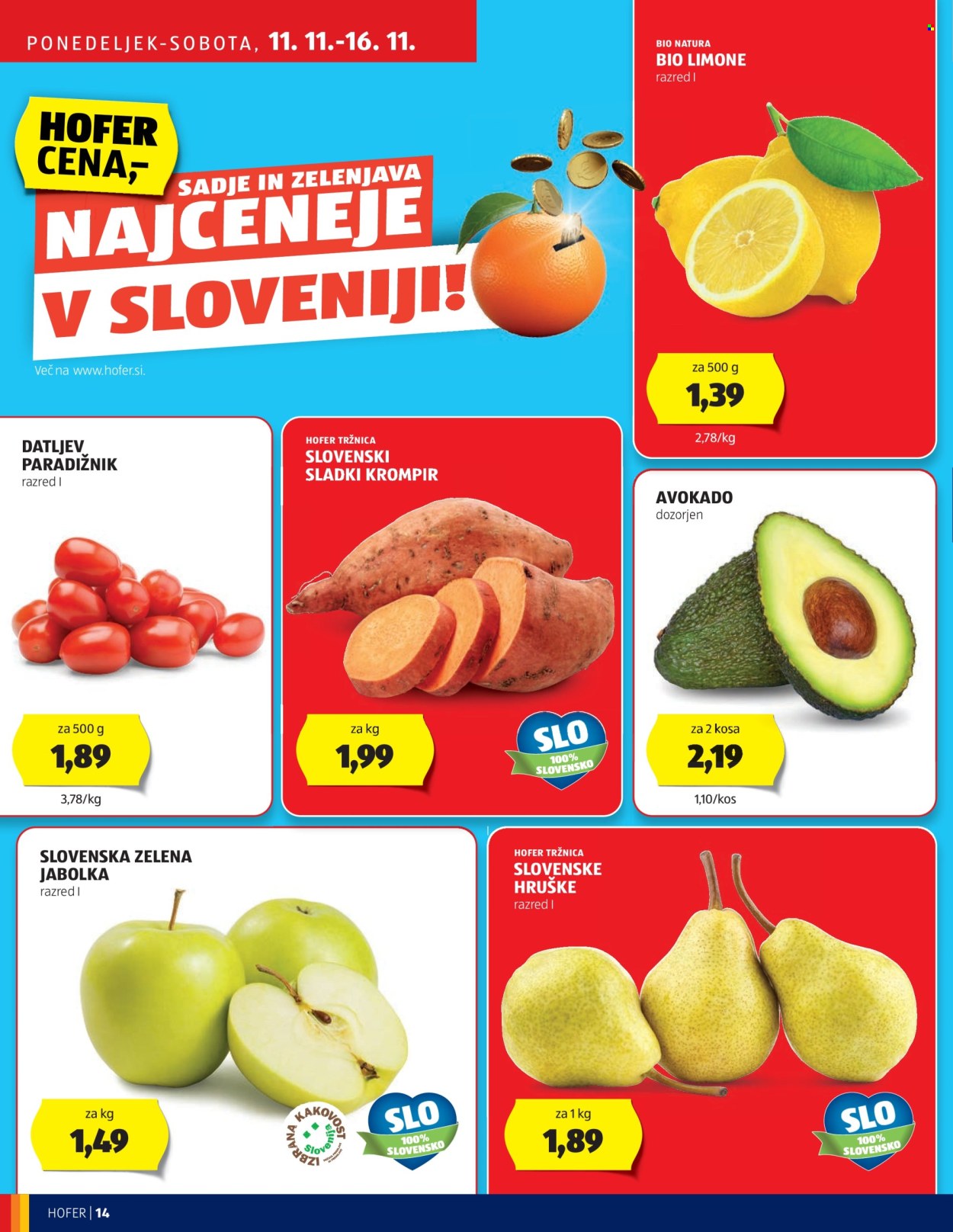 Hofer katalog - 7.11.2024 - 16.11.2024. Stran 14