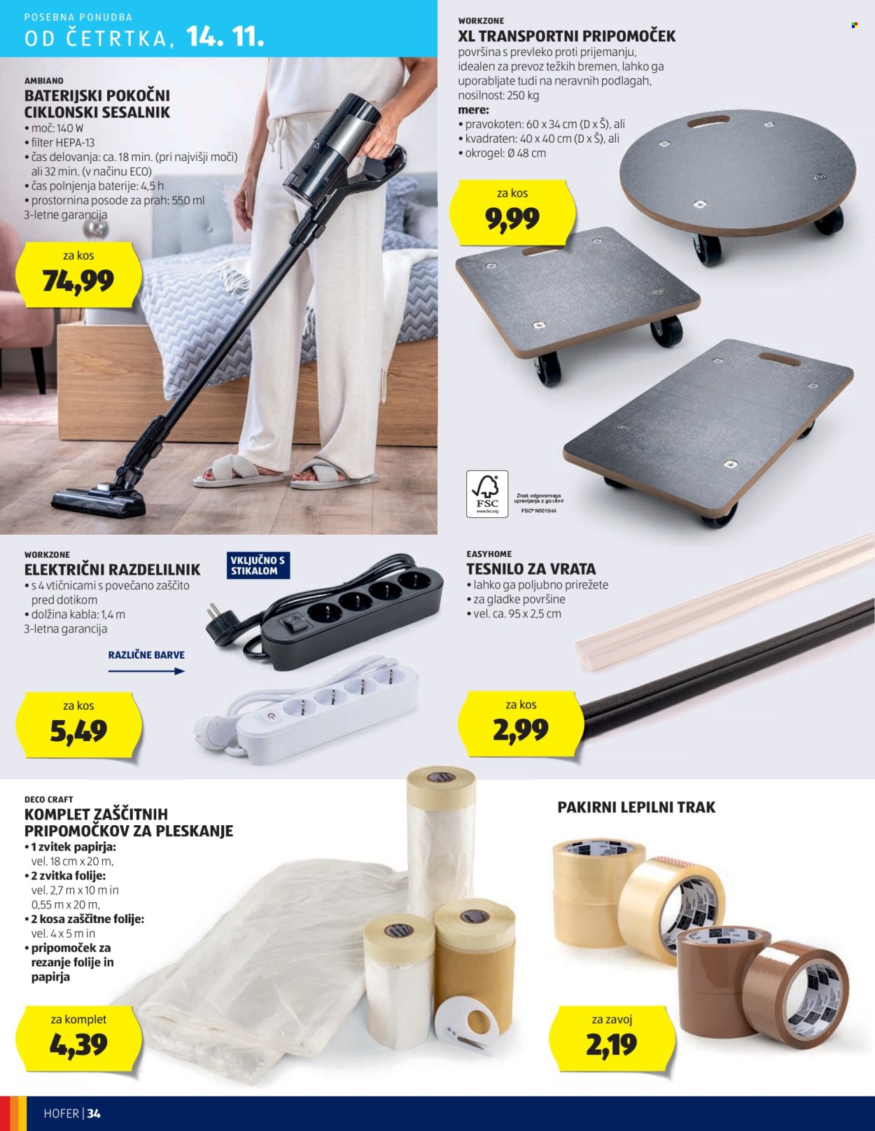 Hofer katalog - 7.11.2024 - 16.11.2024. Stran 34