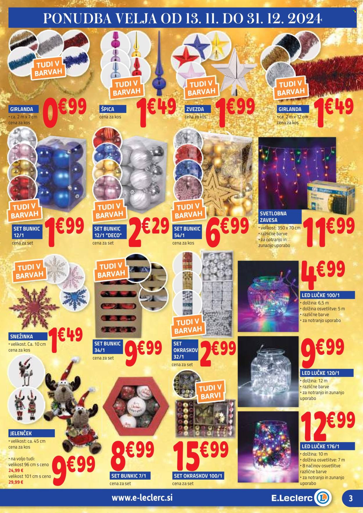 E.Leclerc katalog - 13.11.2024 - 23.11.2024. Stran 3