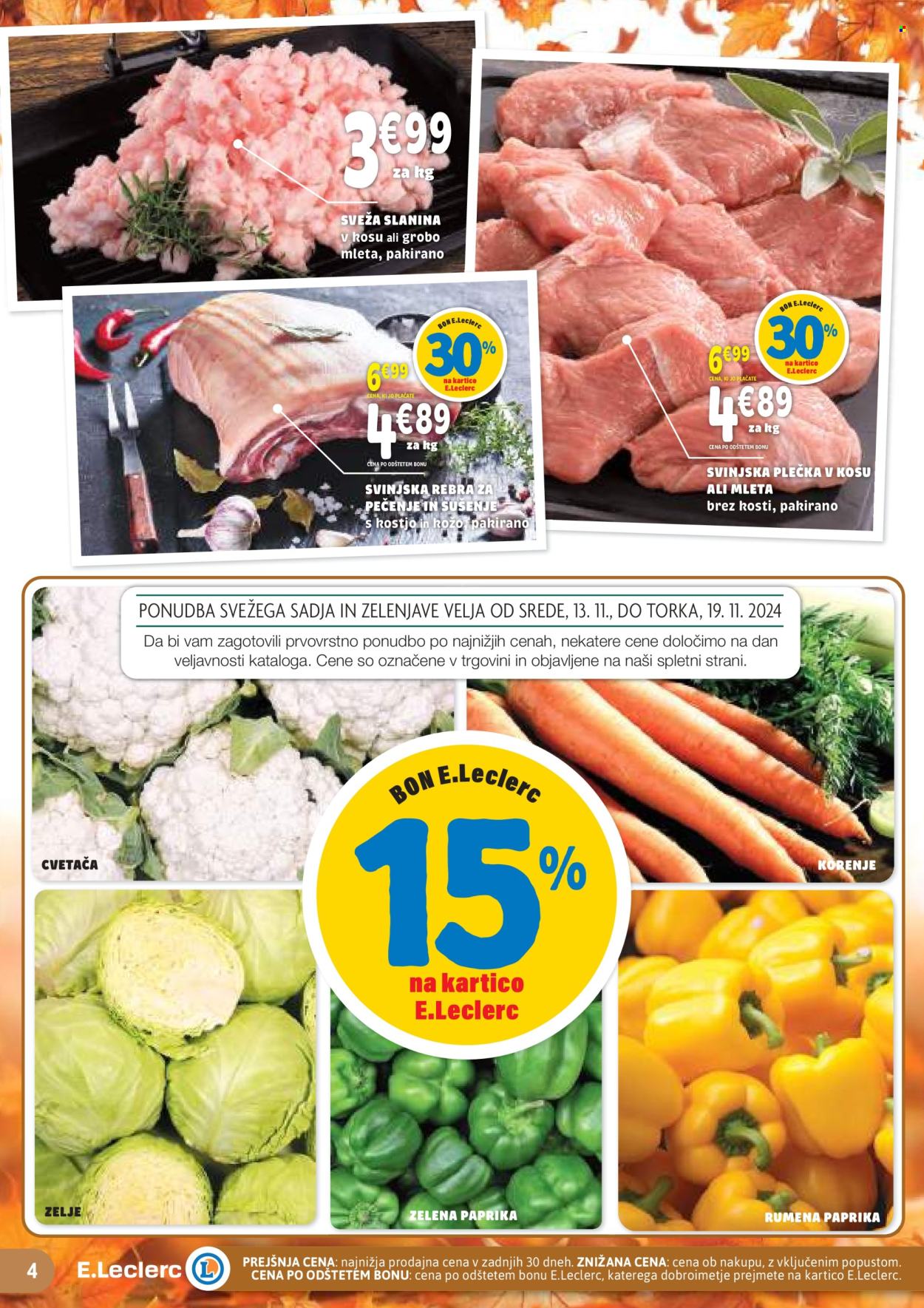 E.Leclerc katalog - 13.11.2024 - 23.11.2024. Stran 4