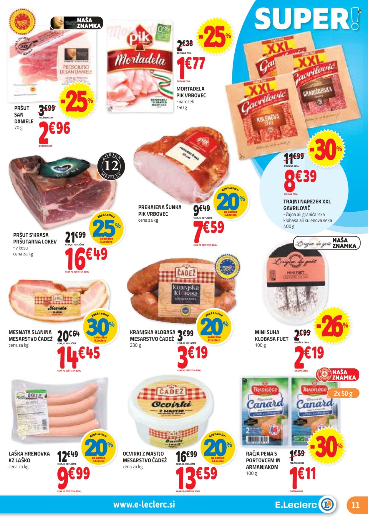 E.Leclerc katalog - 13.11.2024 - 23.11.2024. Stran 11