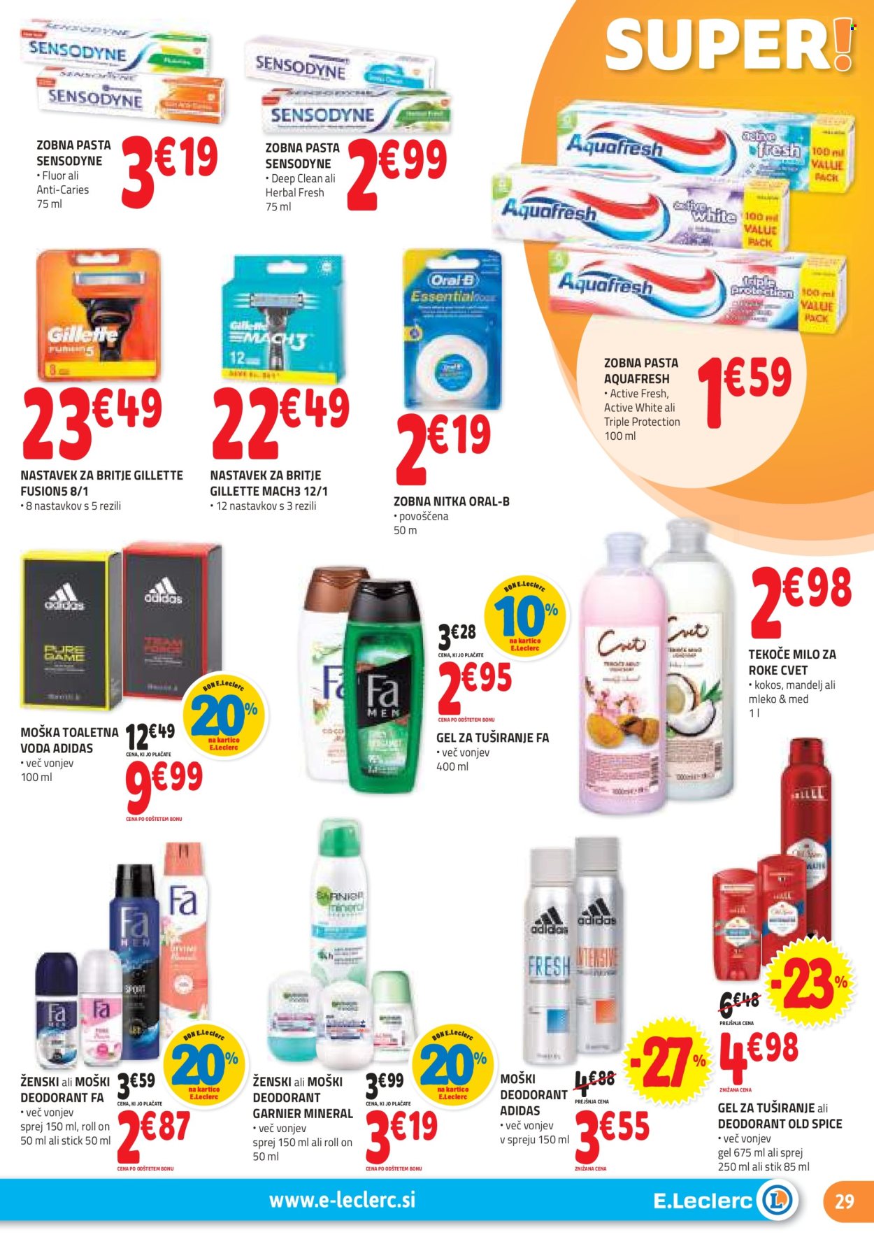E.Leclerc katalog - 13.11.2024 - 23.11.2024. Stran 29