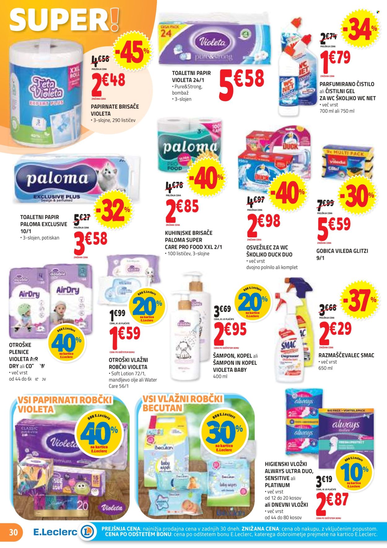 E.Leclerc katalog - 13.11.2024 - 23.11.2024. Stran 30