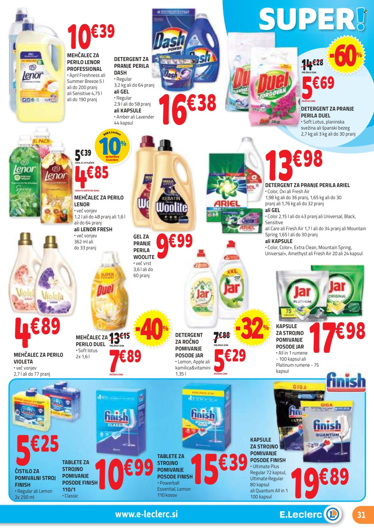 E.Leclerc katalog - 13.11.2024 - 23.11.2024. Stran 31