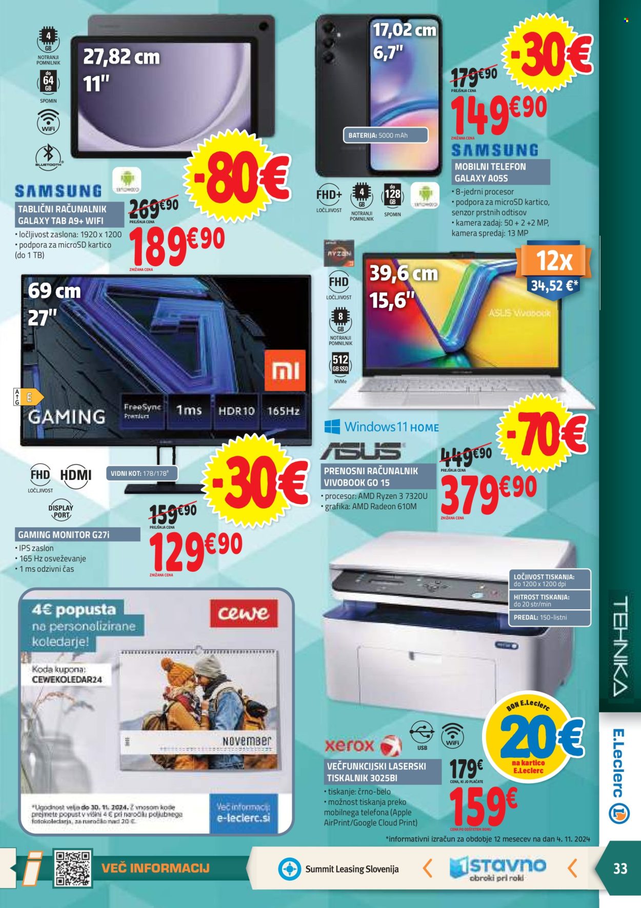 E.Leclerc katalog - 13.11.2024 - 23.11.2024. Stran 33