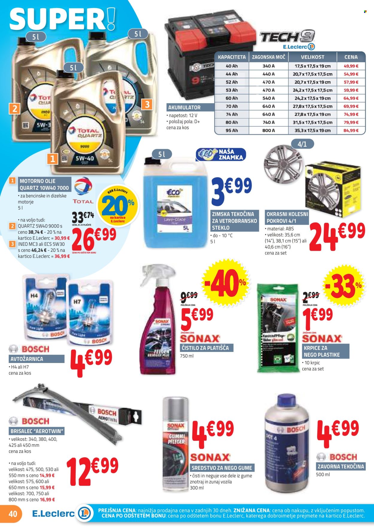 E.Leclerc katalog - 13.11.2024 - 23.11.2024. Stran 40