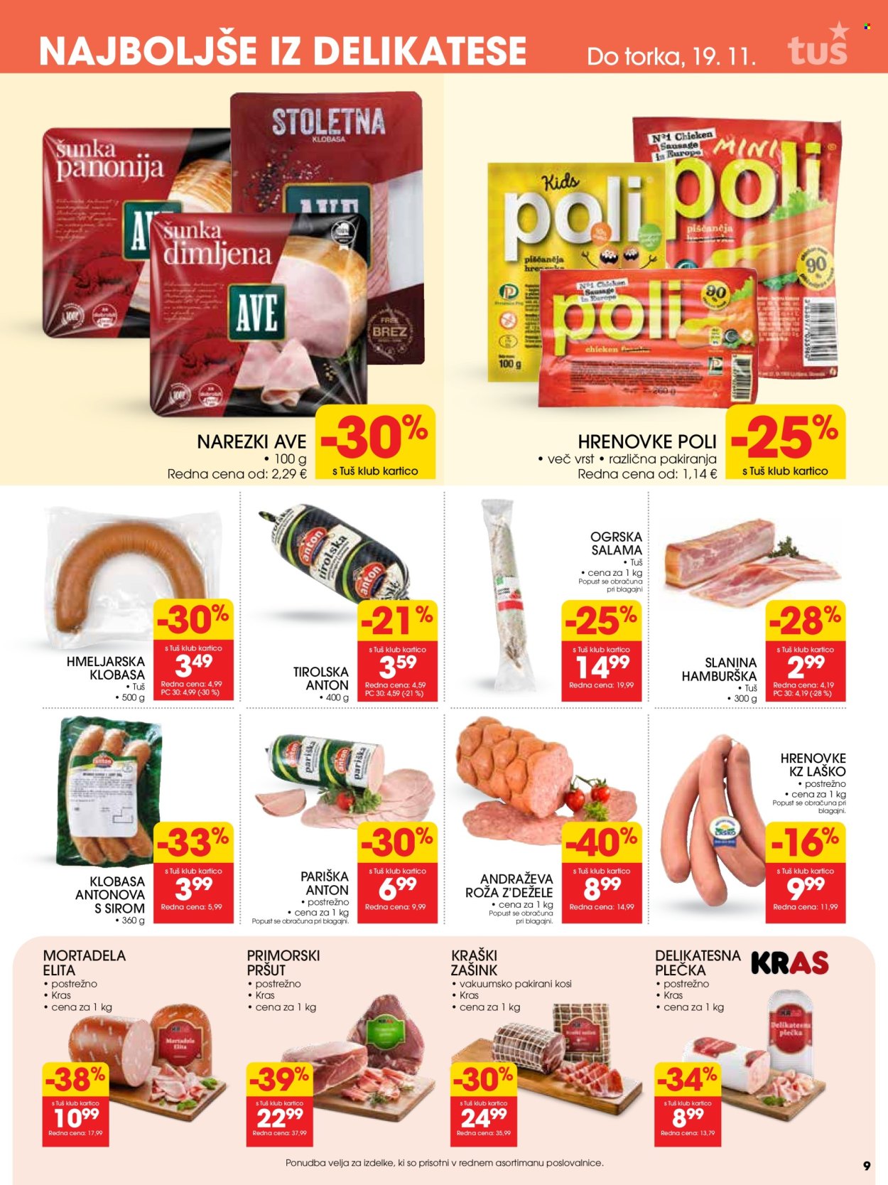Tuš katalog - 13.11.2024 - 19.11.2024. Stran 9
