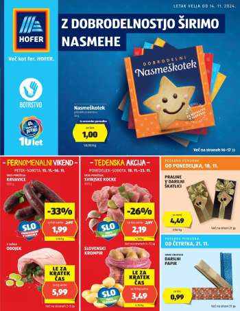 Hofer katalog - 14.11.2024 - 23.11.2024.