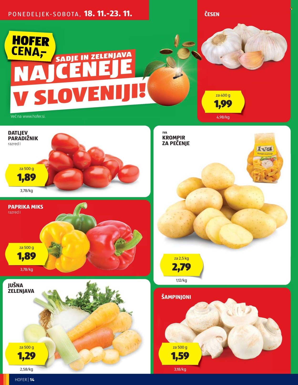 Hofer katalog - 14.11.2024 - 23.11.2024. Stran 14