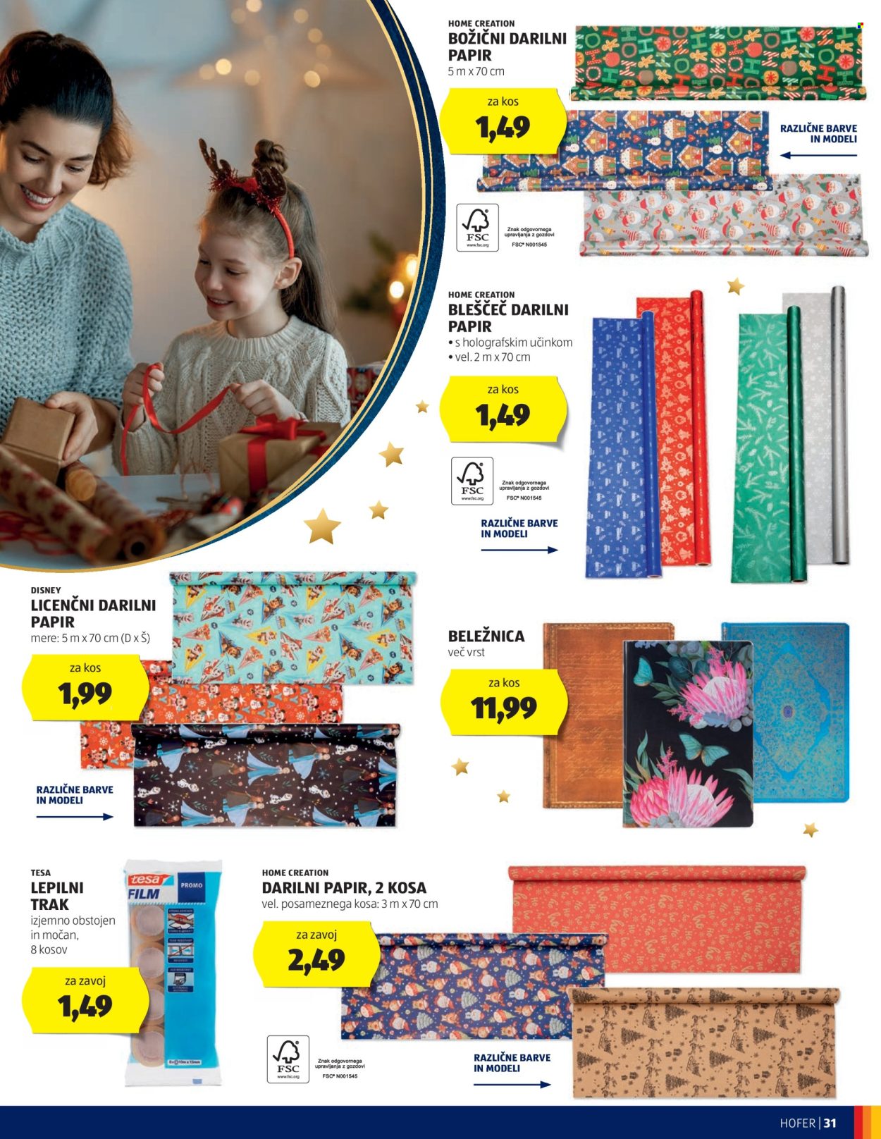 Hofer katalog - 14.11.2024 - 23.11.2024. Stran 31