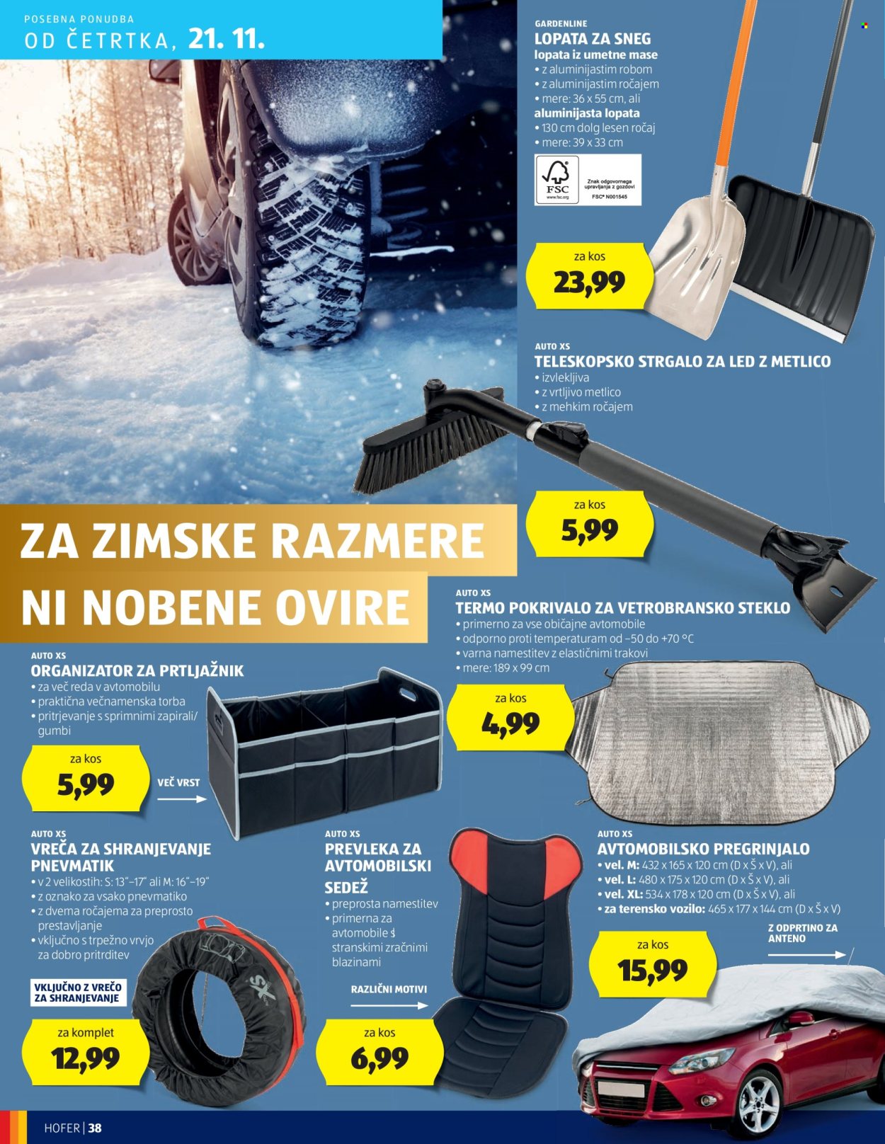 Hofer katalog - 14.11.2024 - 23.11.2024. Stran 38