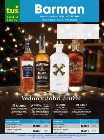 Tuš Cash & Carry katalog - 15.11.2024 - 31.12.2024.