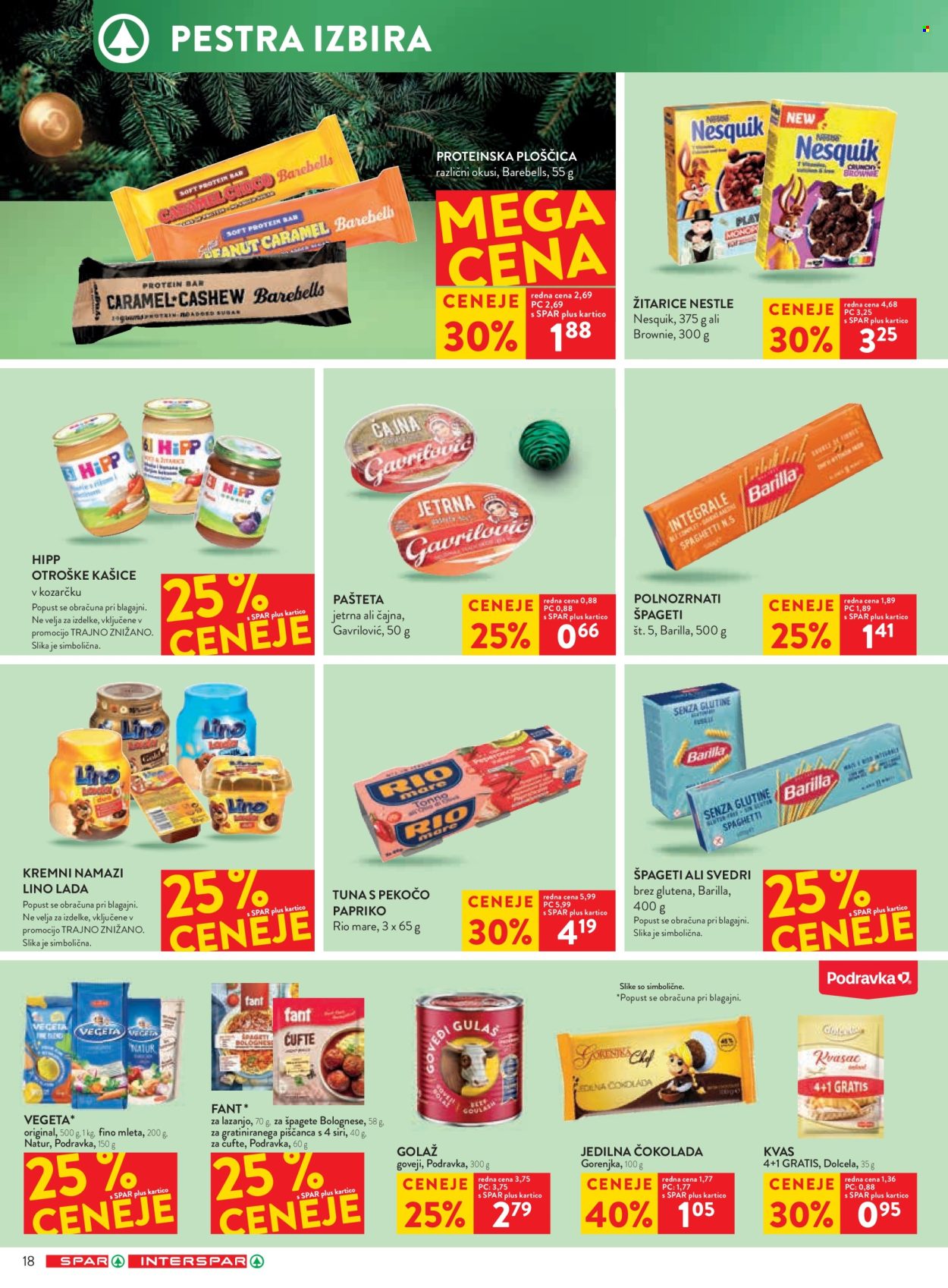 SPAR katalog - 20.11.2024 - 3.12.2024. Stran 18