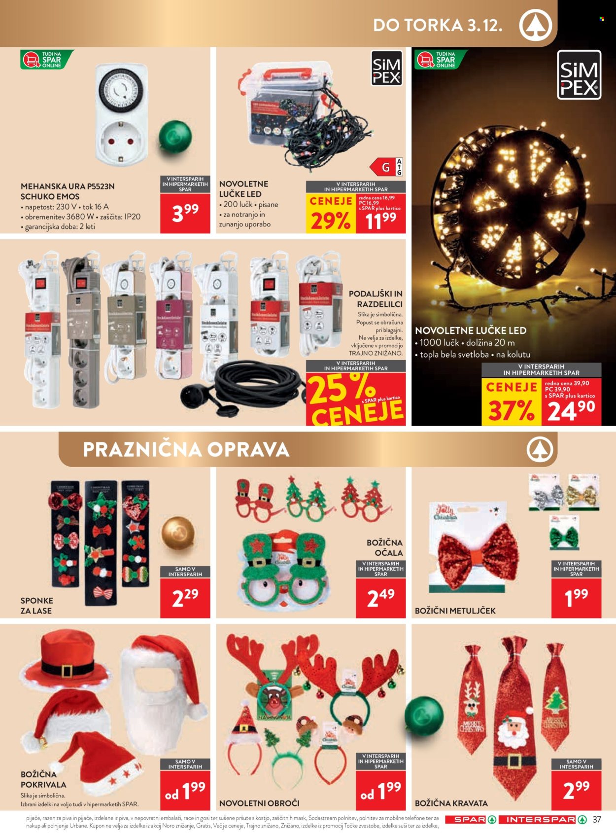 SPAR katalog - 20.11.2024 - 3.12.2024. Stran 39