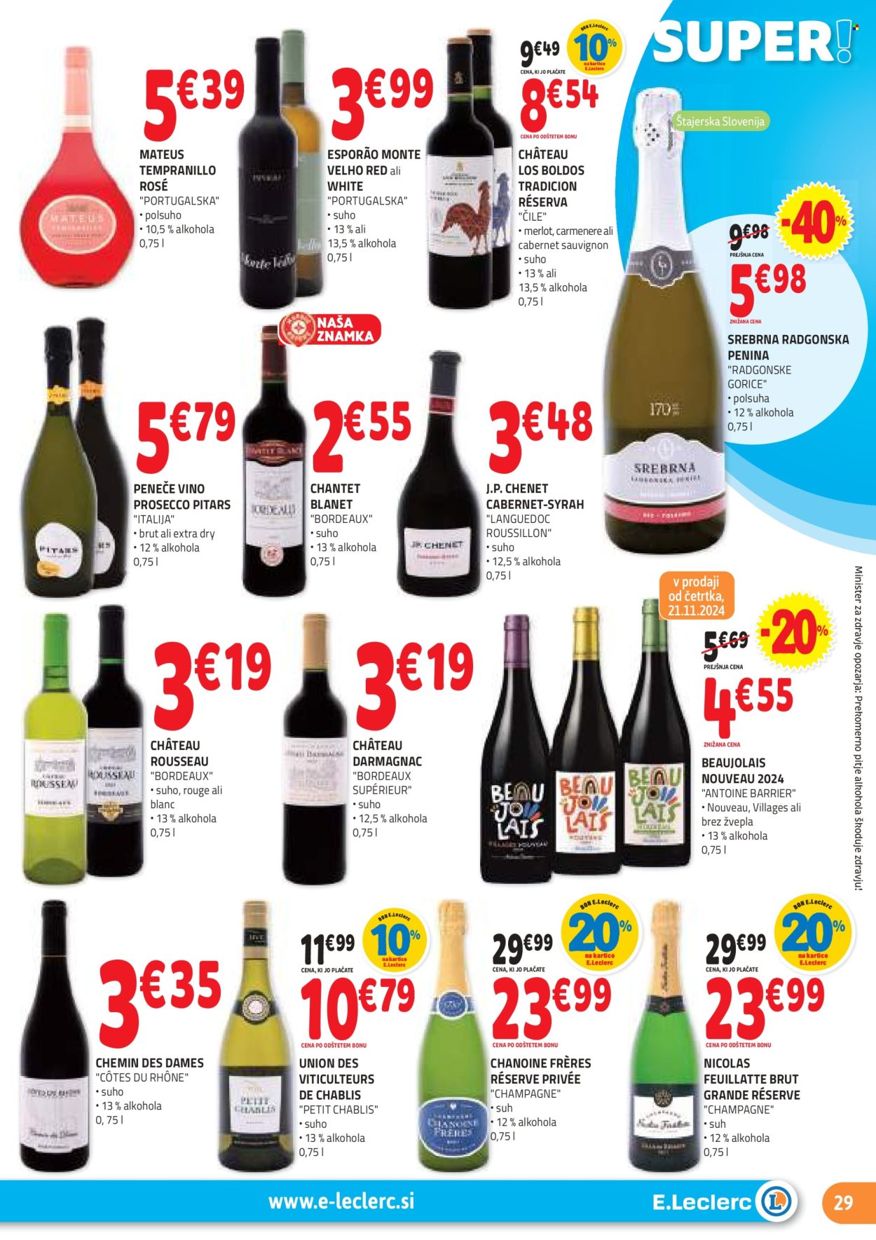 E.Leclerc katalog - 20.11.2024 - 30.11.2024. Stran 29
