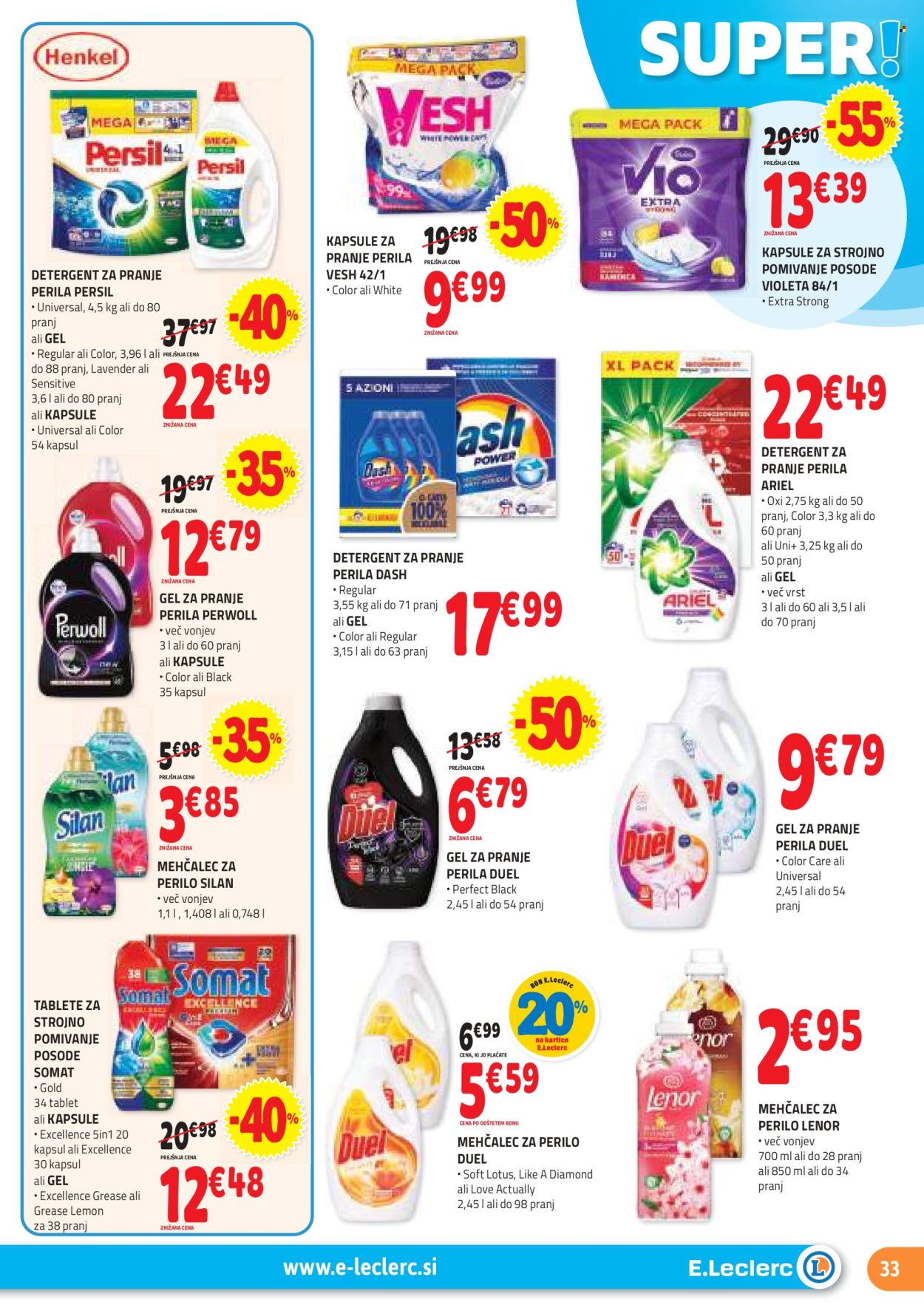 E.Leclerc katalog - 20.11.2024 - 30.11.2024. Stran 33