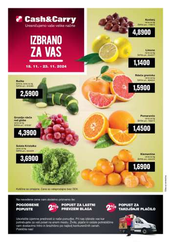 Mercator Cash & Carry katalog - 18.11.2024 - 23.11.2024.