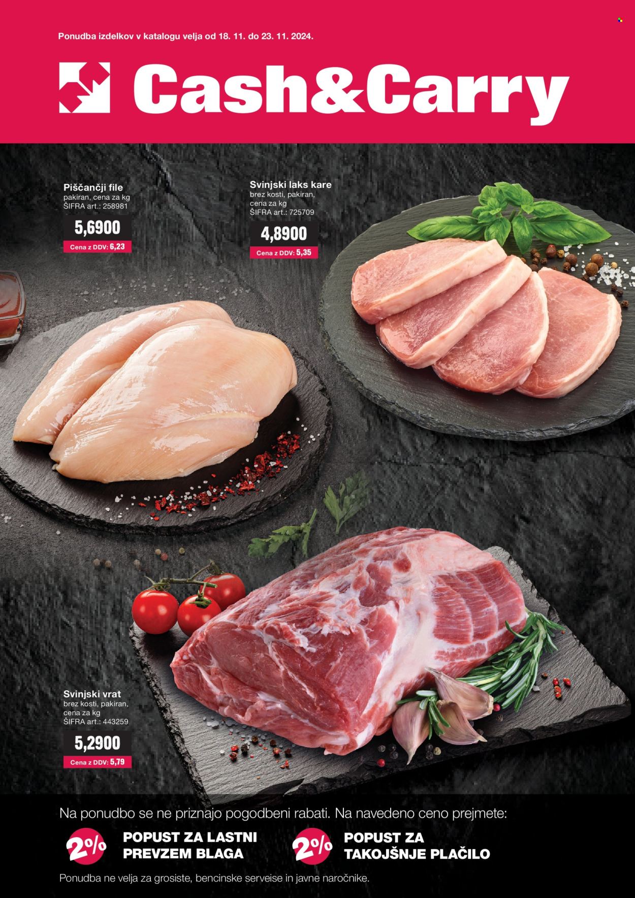 Mercator Cash & Carry katalog - 18.11.2024 - 23.11.2024. Stran 1