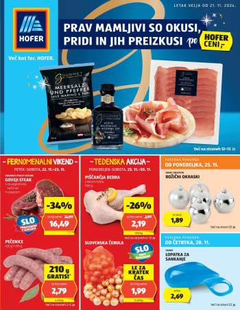 Hofer katalog - 21.11.2024 - 30.11.2024.