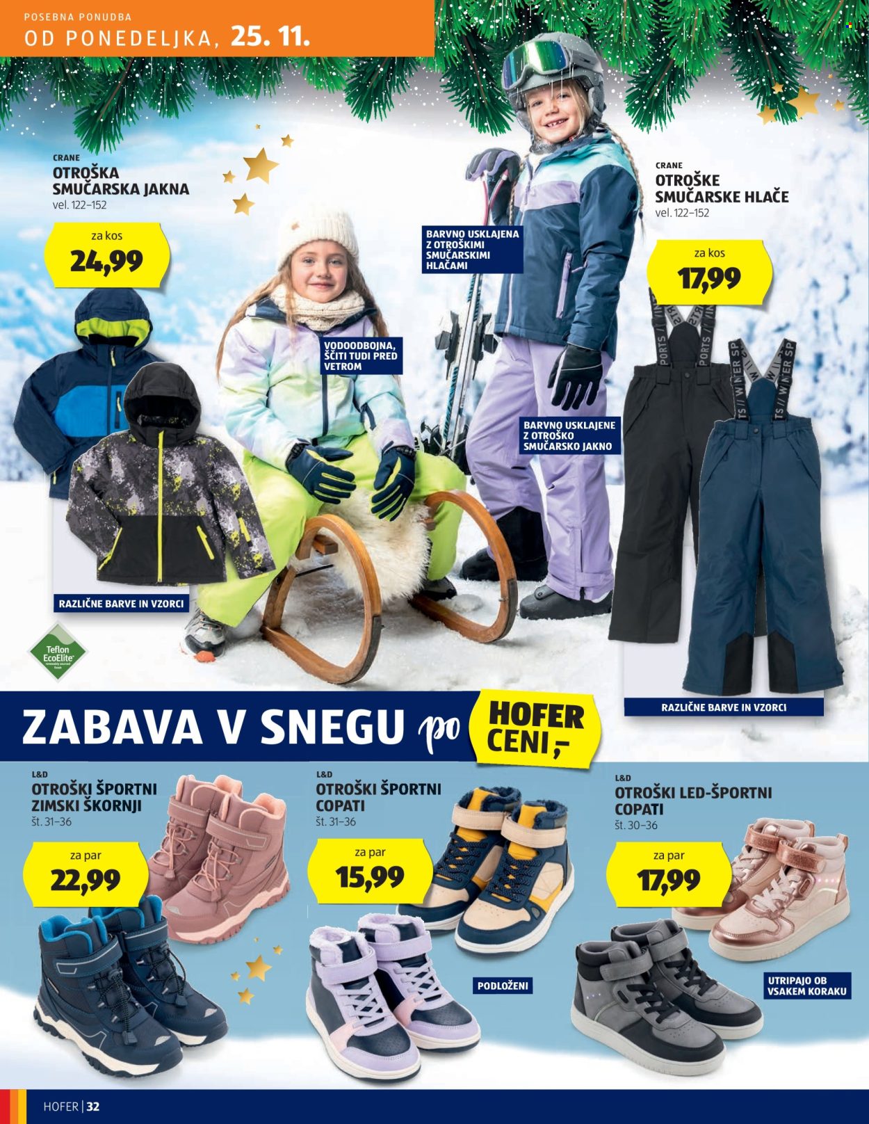 Hofer katalog - 21.11.2024 - 30.11.2024. Stran 32