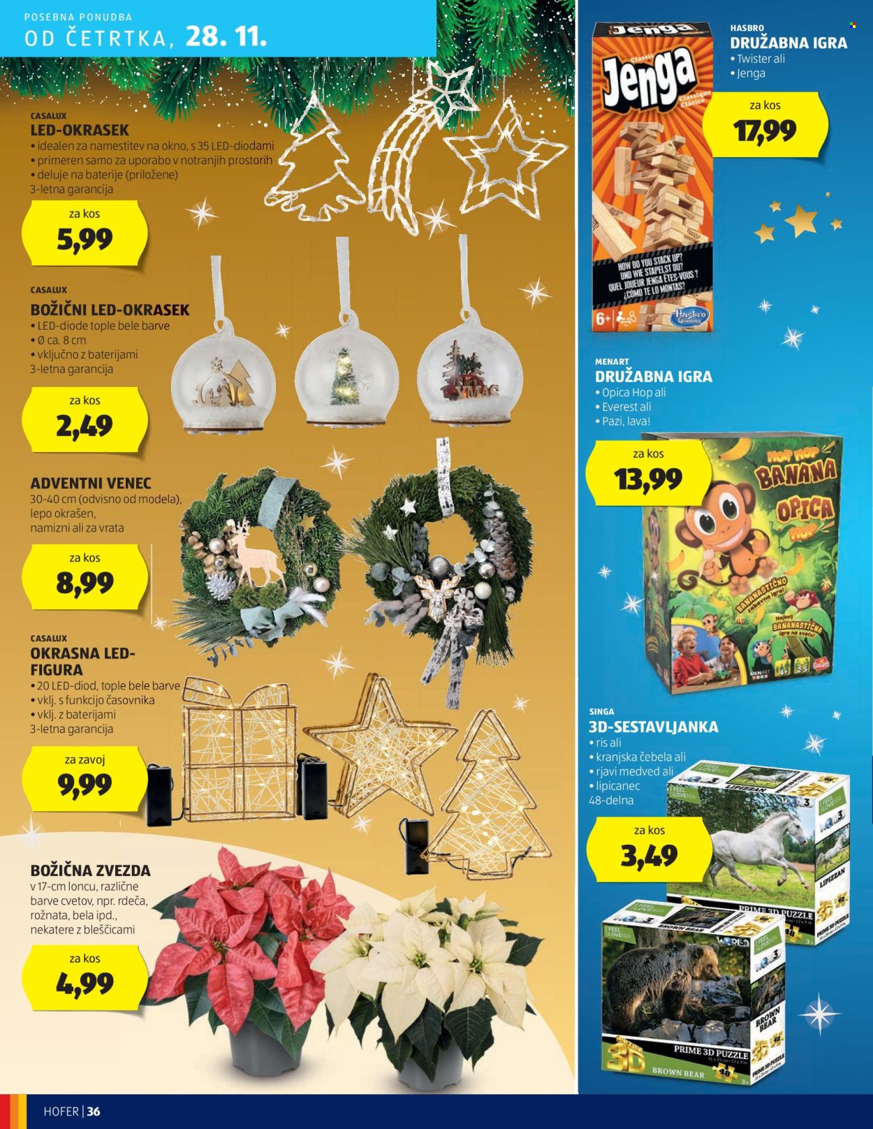 Hofer katalog - 21.11.2024 - 30.11.2024. Stran 36